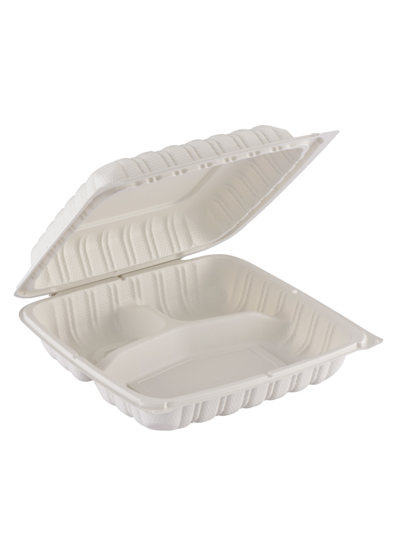 3-compartment, Corner Lock, 9" x 9", 150pc 