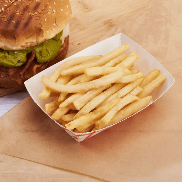 0.5 lb Food Tray | Shepherd's Check Red Pattern 1000/Case