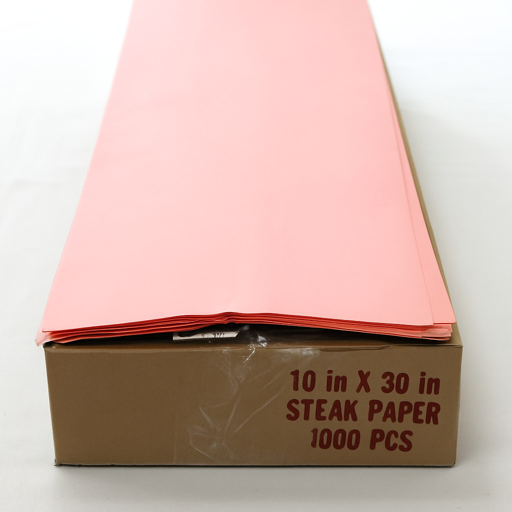 10x30" Pink Steak Paper (1000/Case)