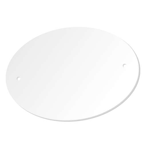 Plaquette de porte ovale