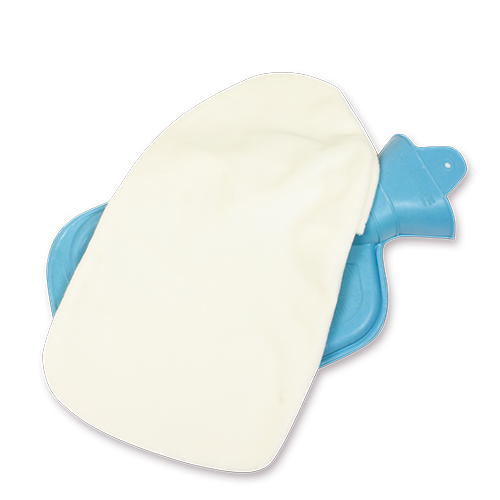 Lot bouillotte en caoutchouc avec housse