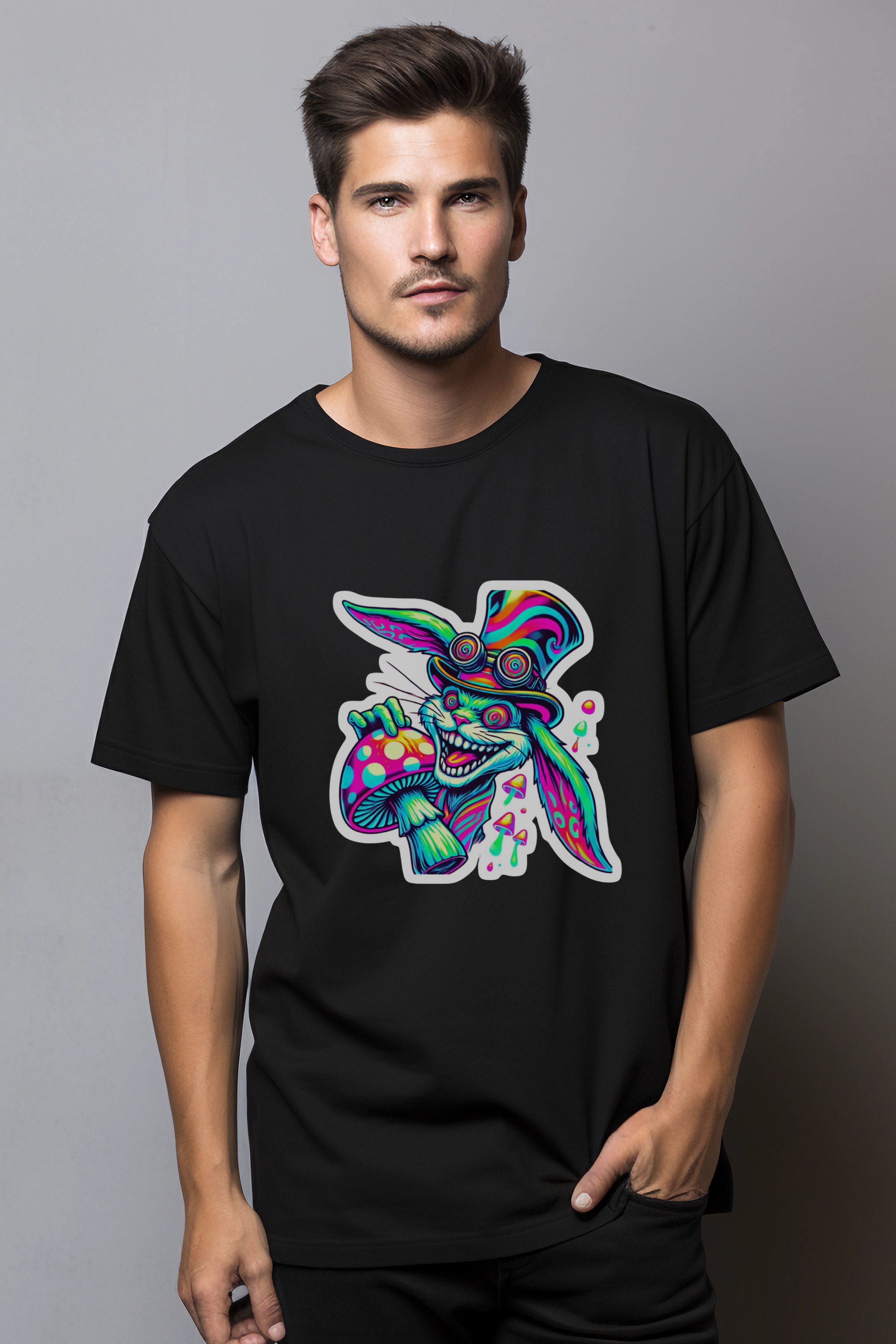 T-shirt Lapin fou