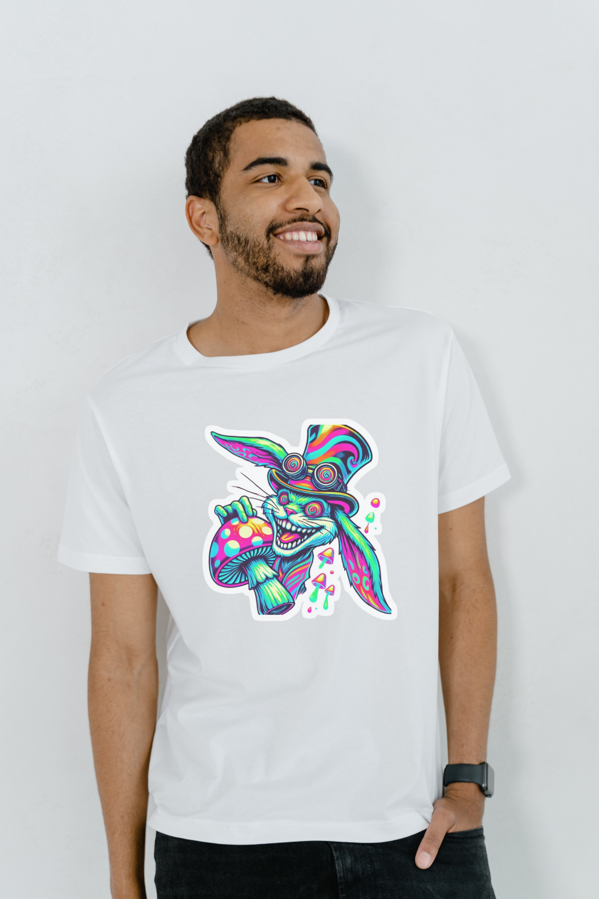 T-shirt Lapin fou