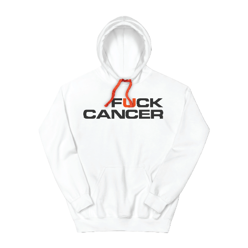 New - Old Stock F Cancer Hoodie White