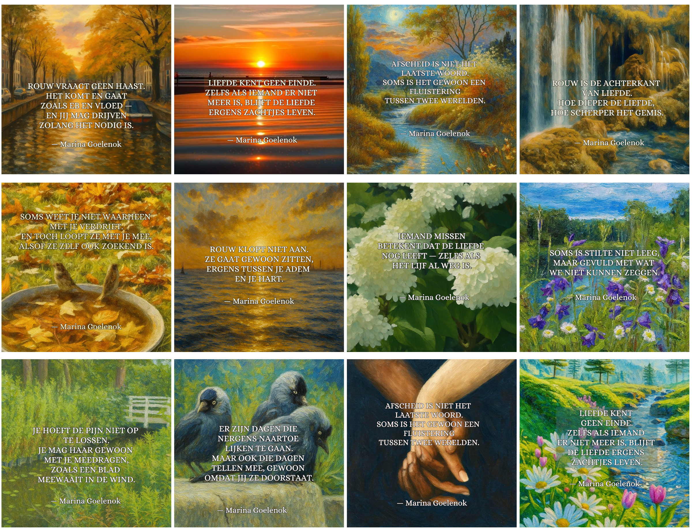 "Troost uit de Ziel" – Set van 12 Troost Kaarten