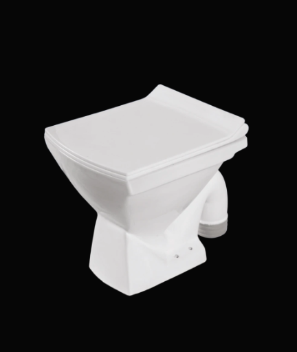 EWC Square S Trap Commode
