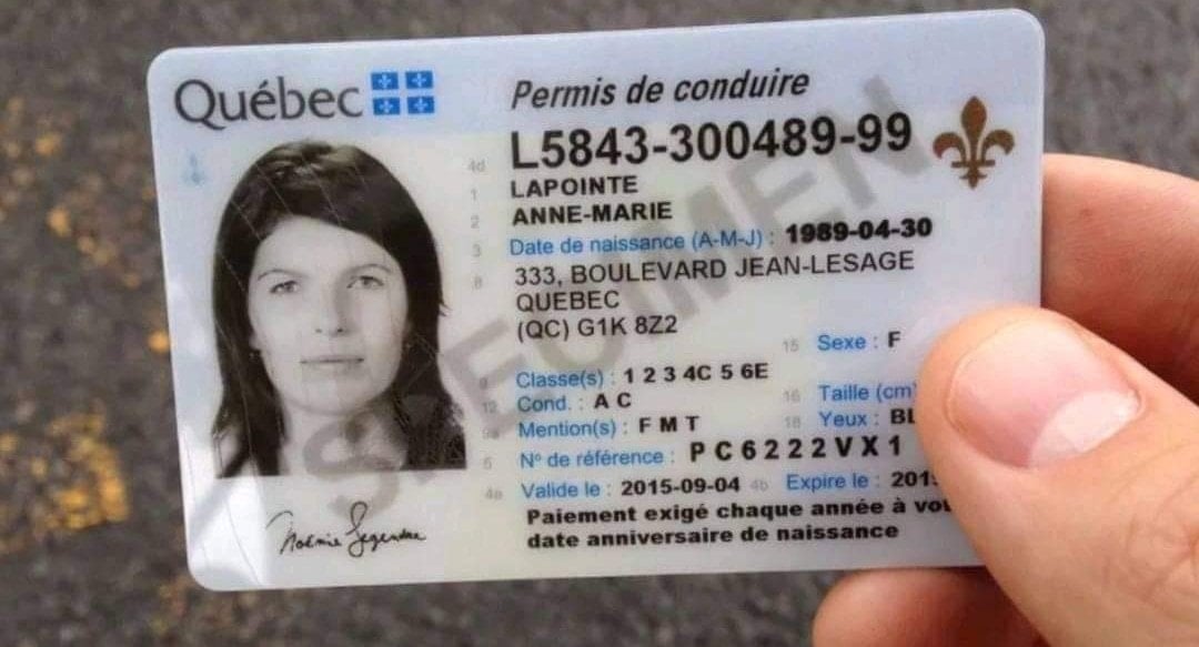Quebec Driver's License