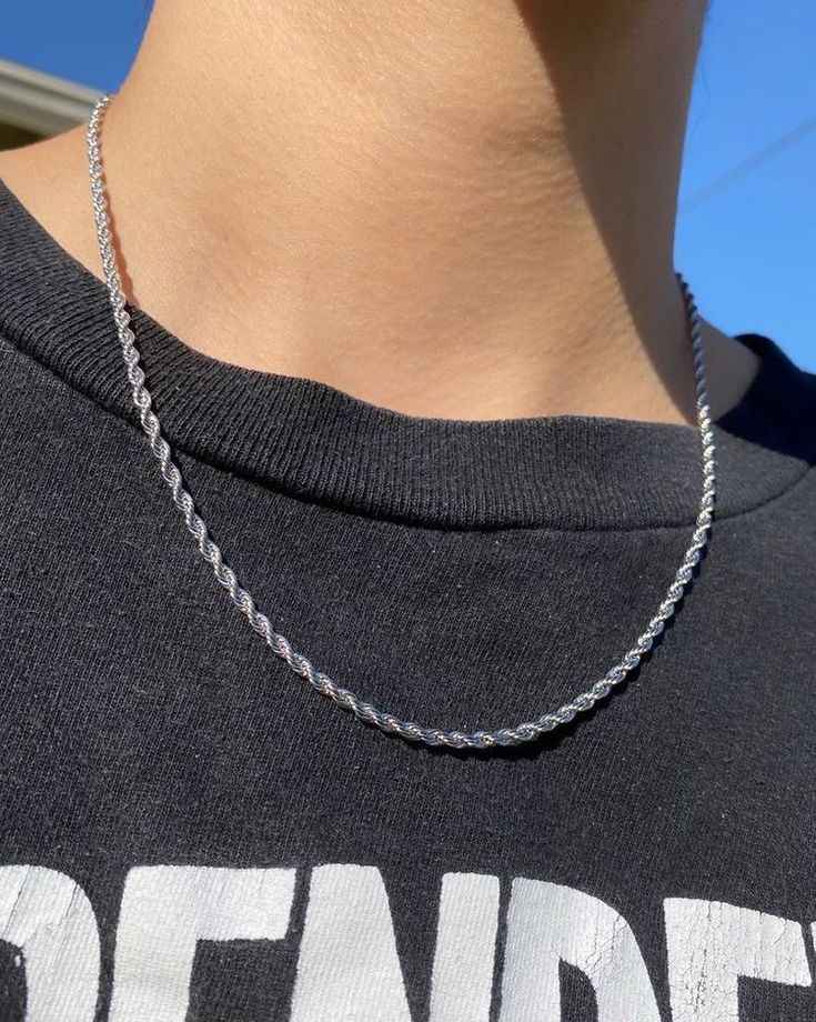 Herringbone Chain + Twist Rope Chain 
