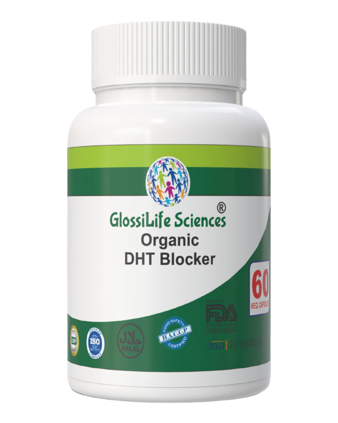 GlossiLife Sciences Organic DHT Blocker 60 Capsule