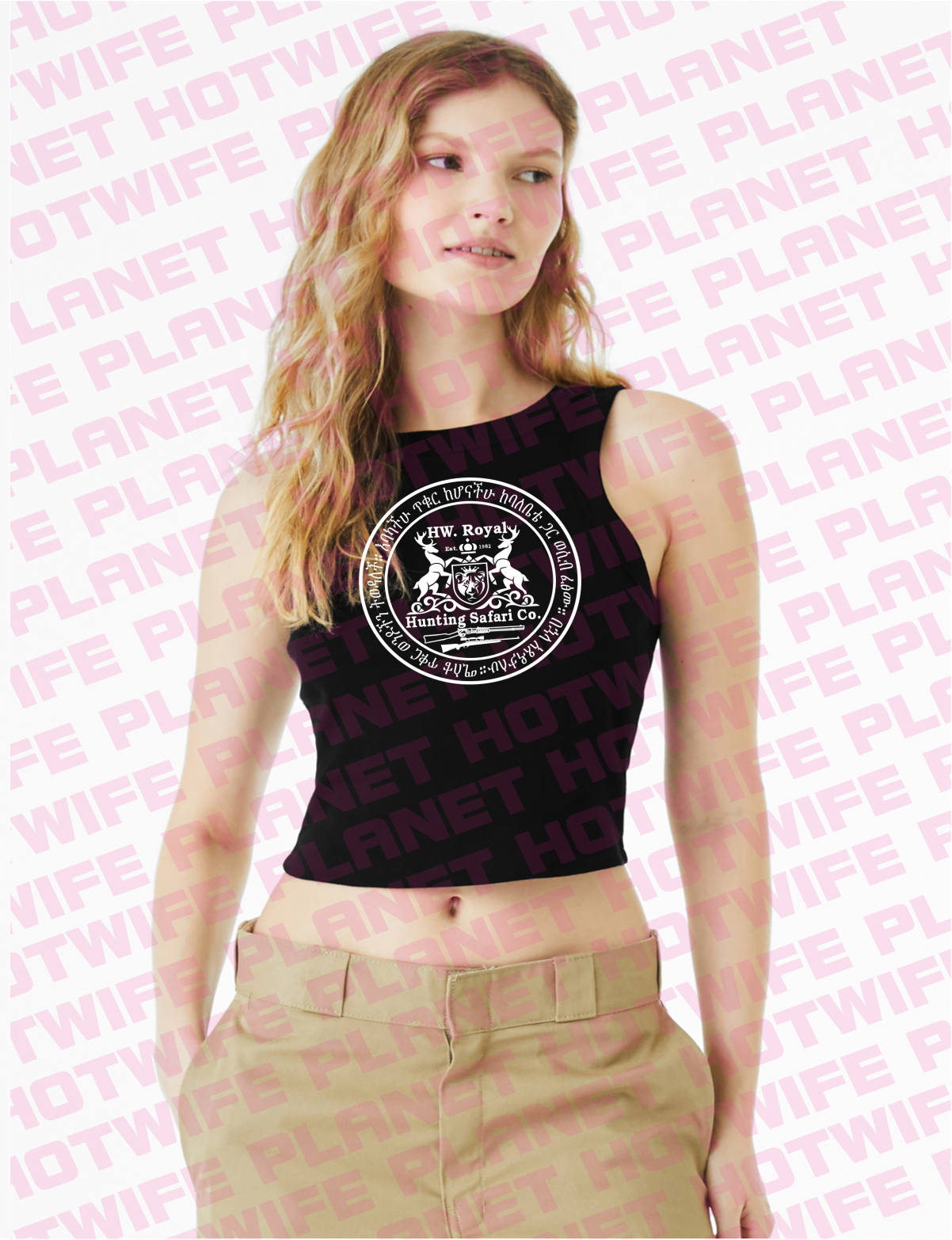 Hotwife Discreet Crop Tank