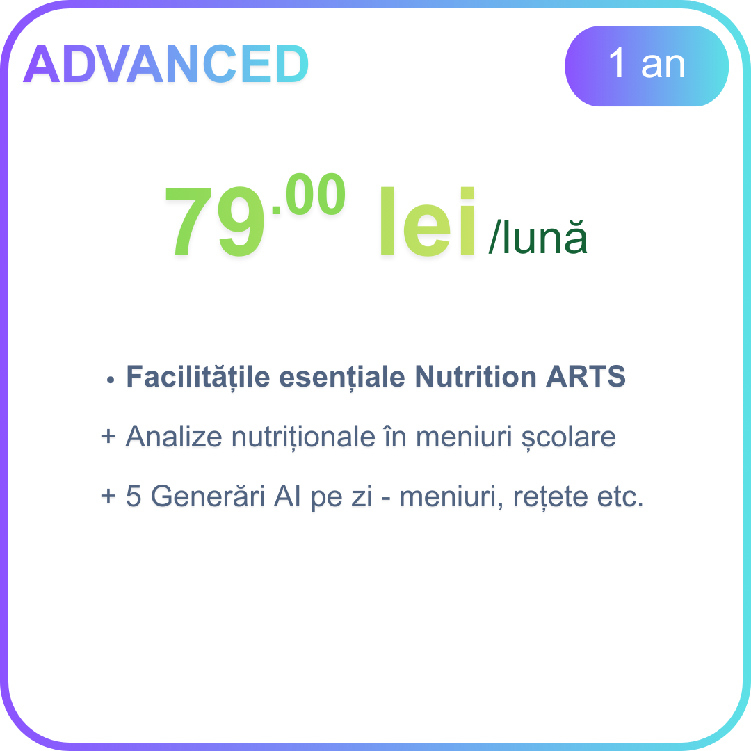 ADVANCED - abonament 1 an