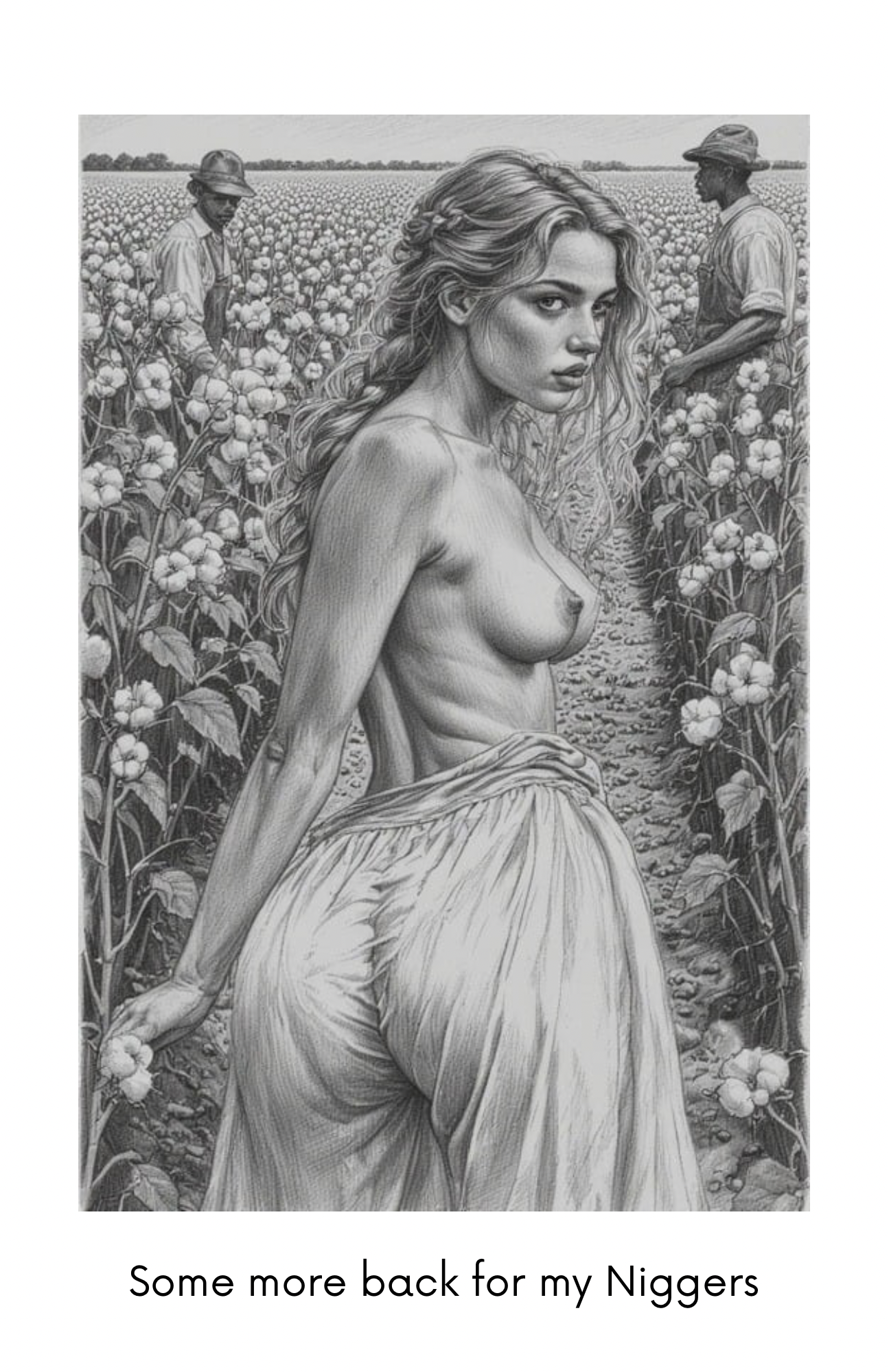 Black and white Plantation Drawings