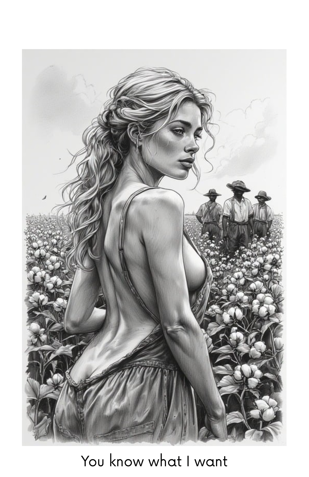 Black and white Plantation Drawings