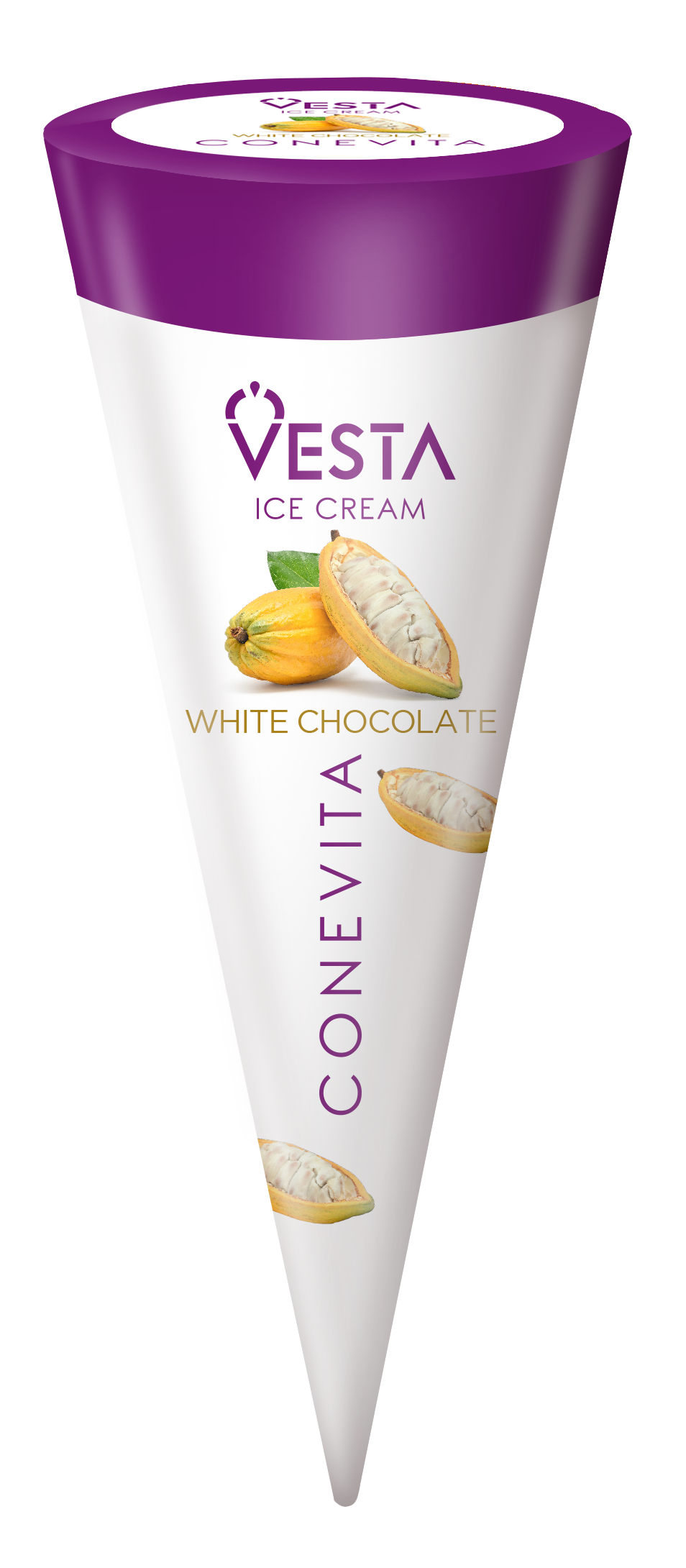 Mini Cone White Chocolate 60ml