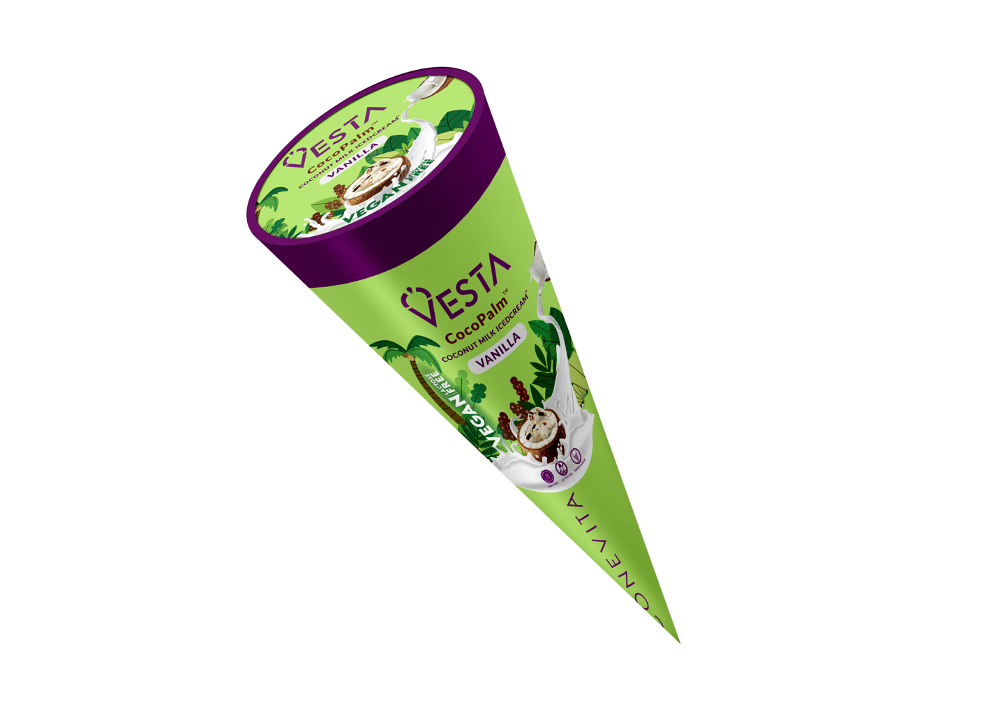 CocoPalm Cone Vanilla 120ml