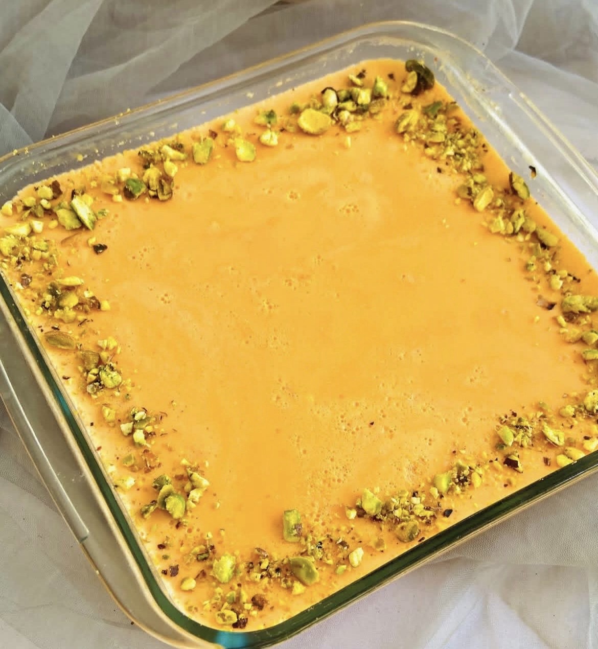 Mango with Pulp Pudding