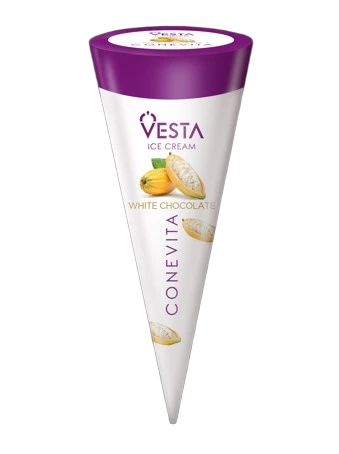 Mini Cone White Chocolate