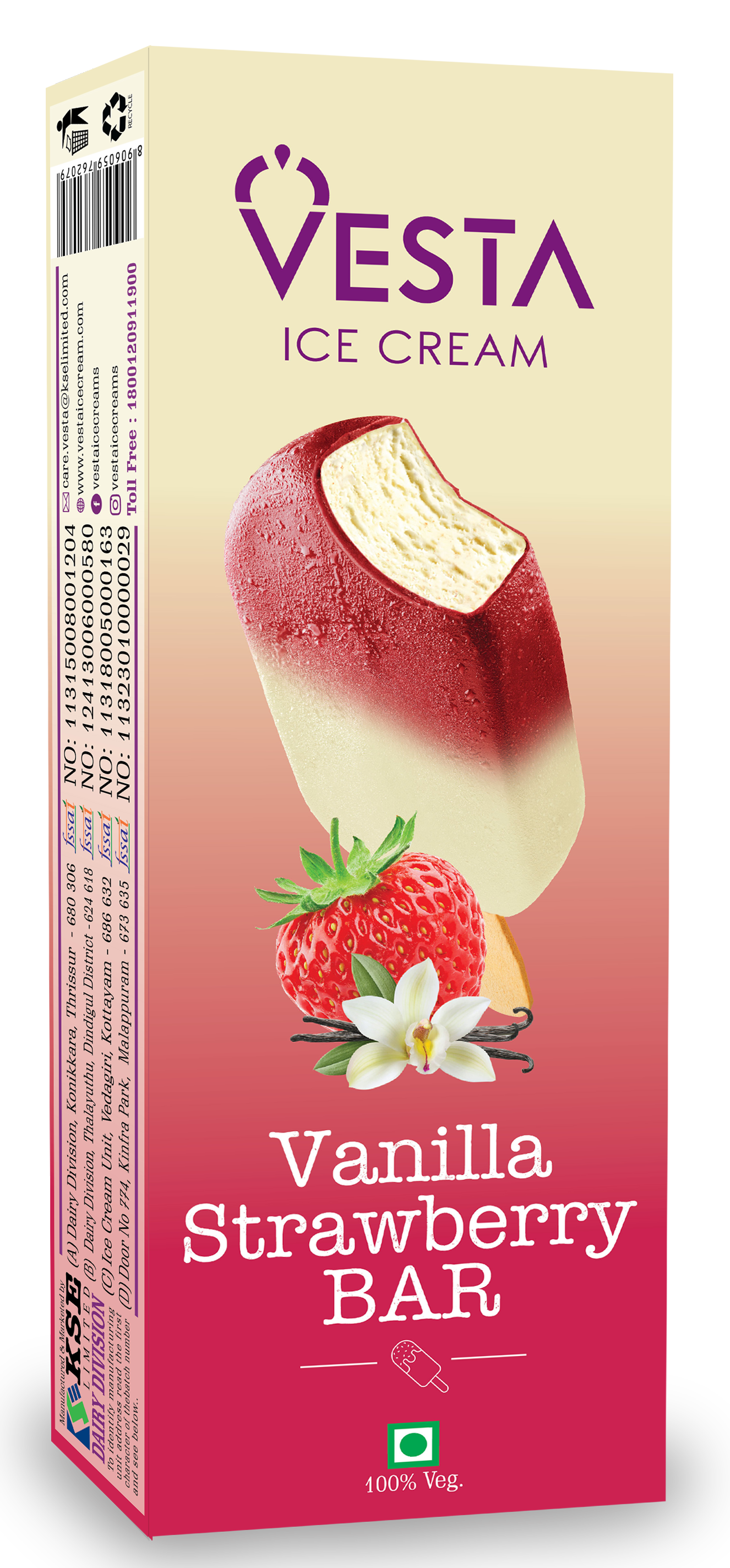 Strawberry Dual bar 35ml