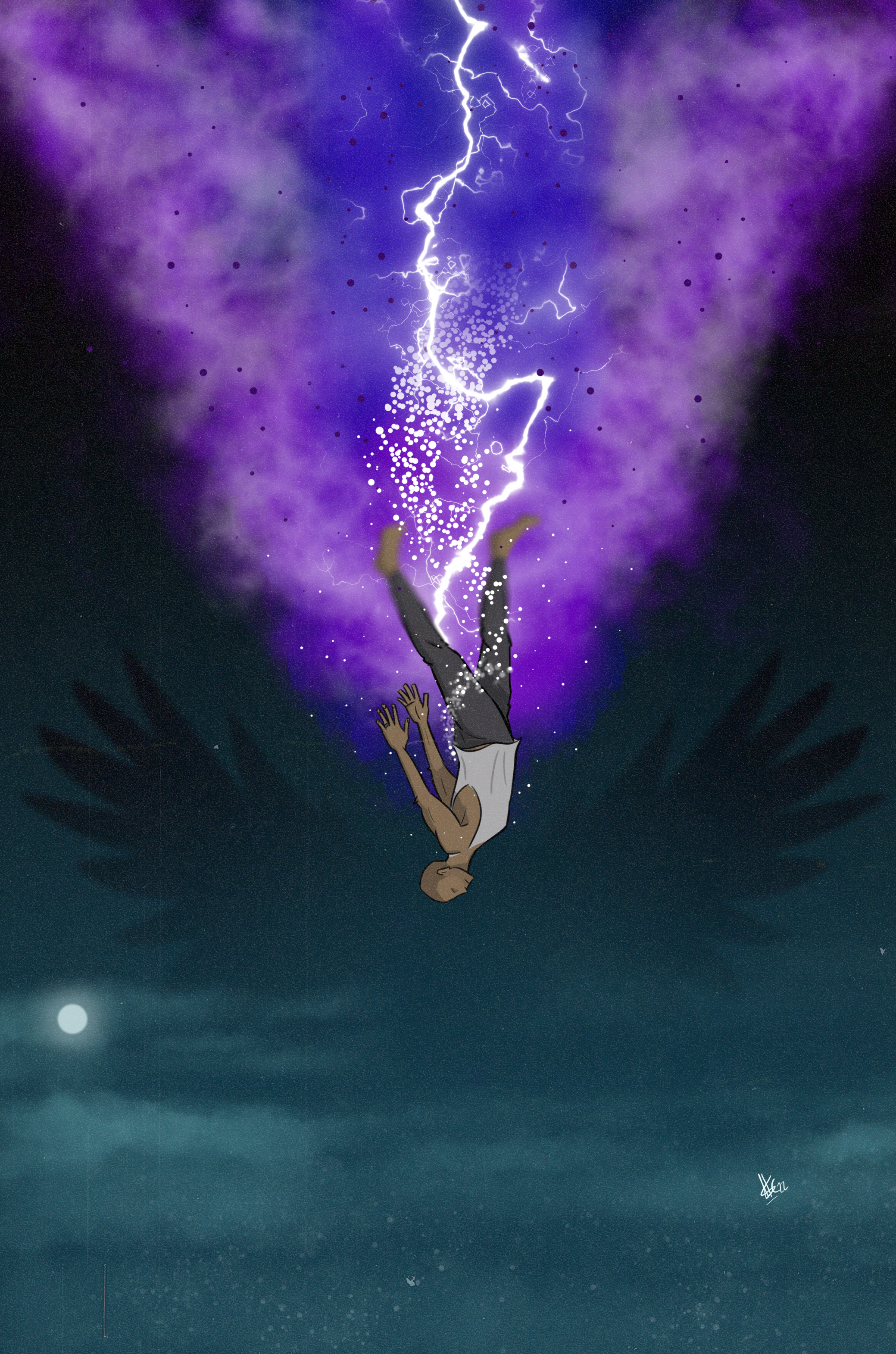 ISSUE 1: A3 POSTER, PURPLE