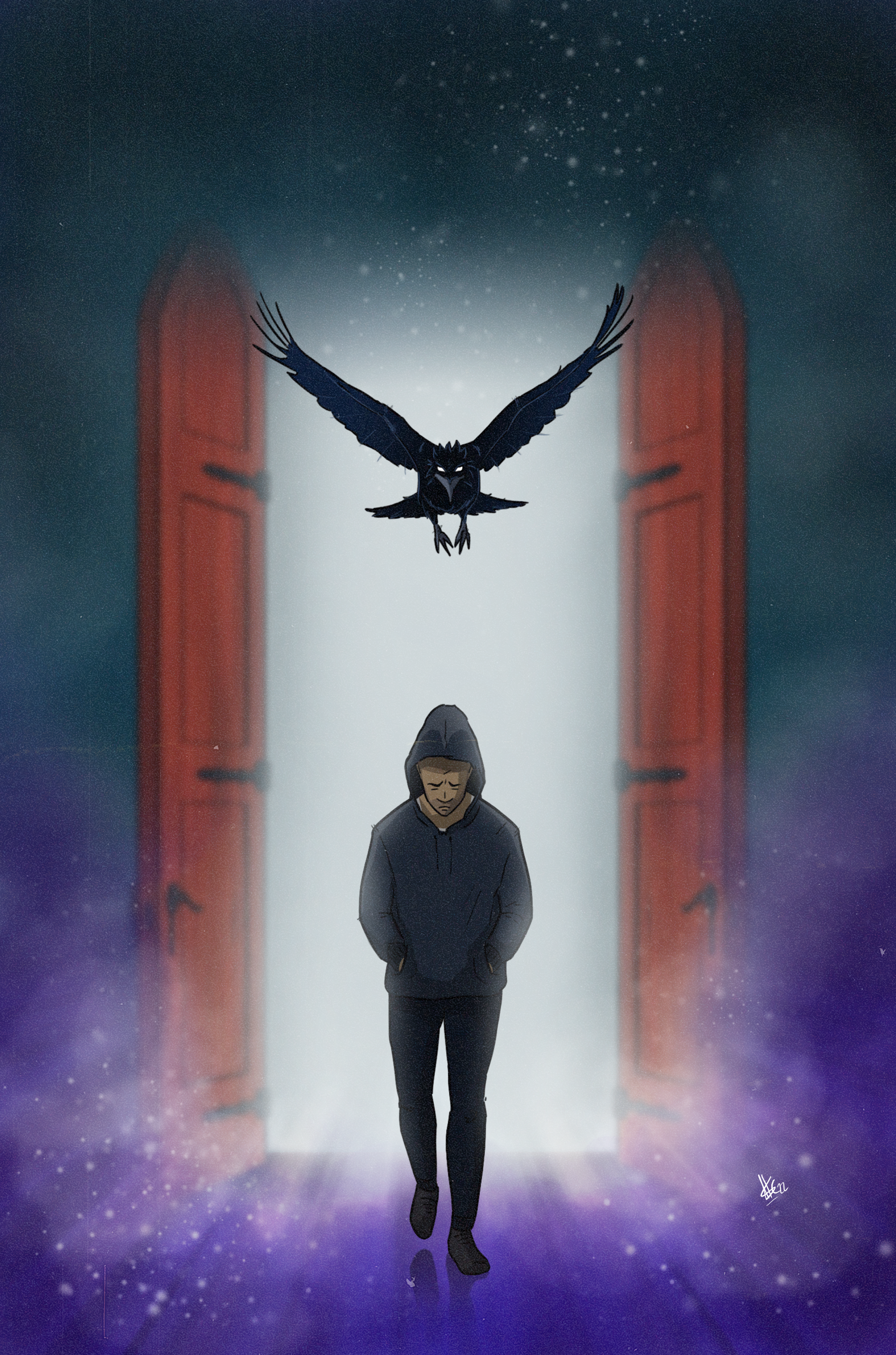 ISSUE 2, A3 POSTER, PURPLE