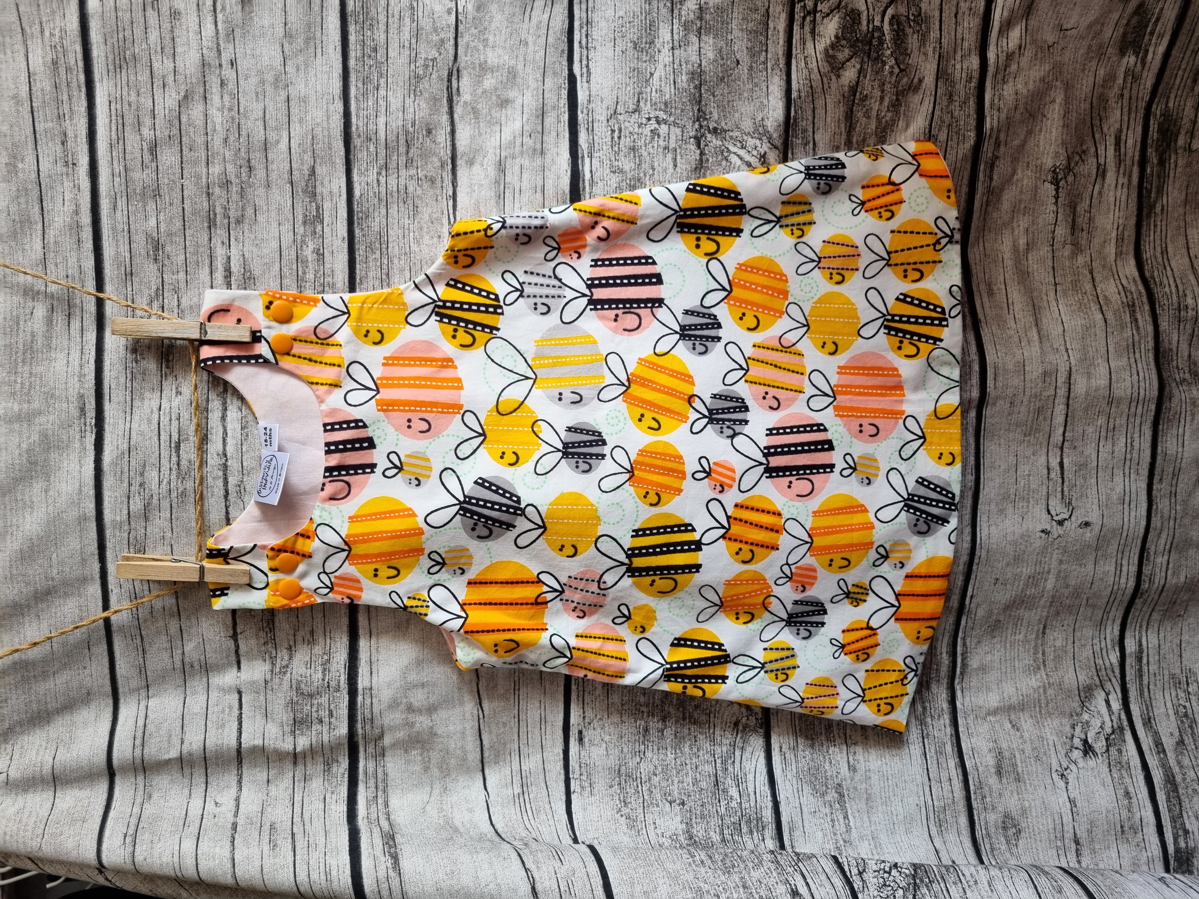 Children’s Bee Print Dress size 18-24 months