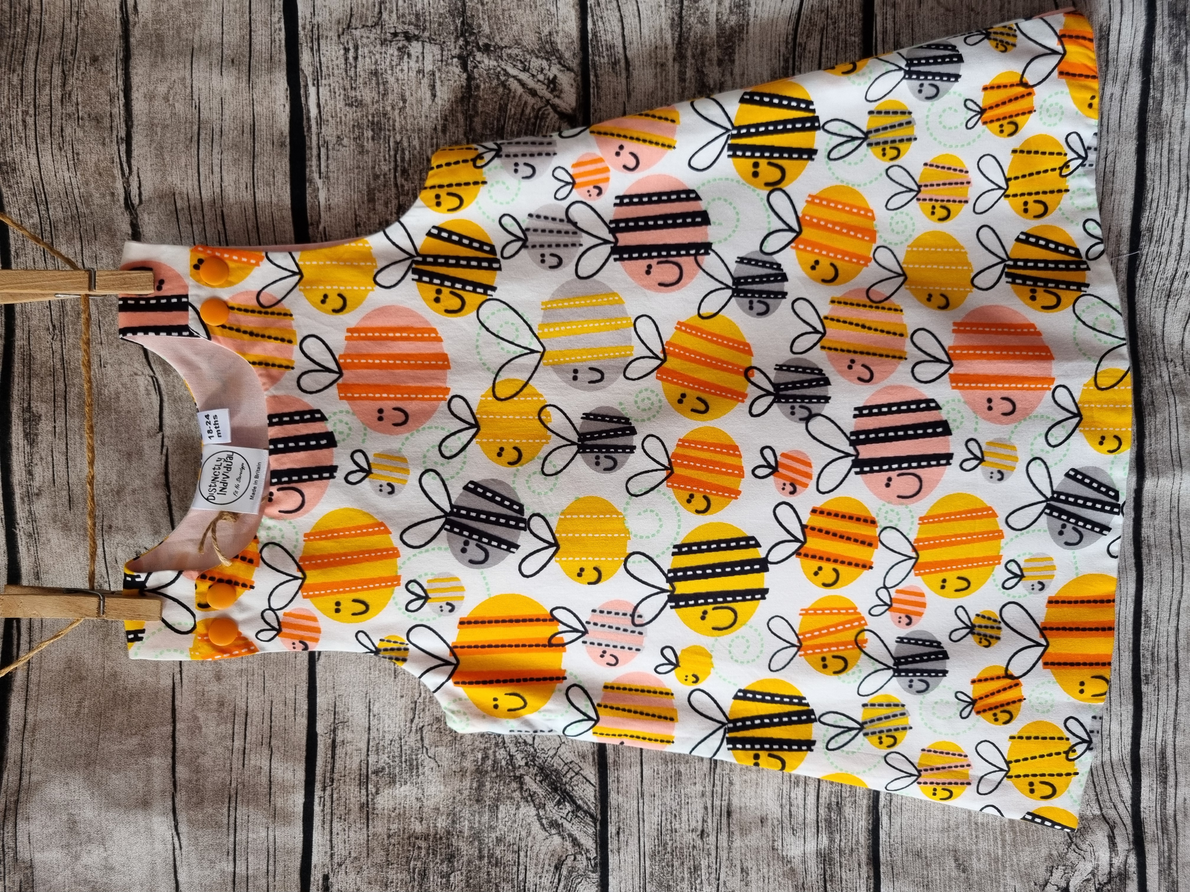 Children’s Bee Print Dress size 18-24 months