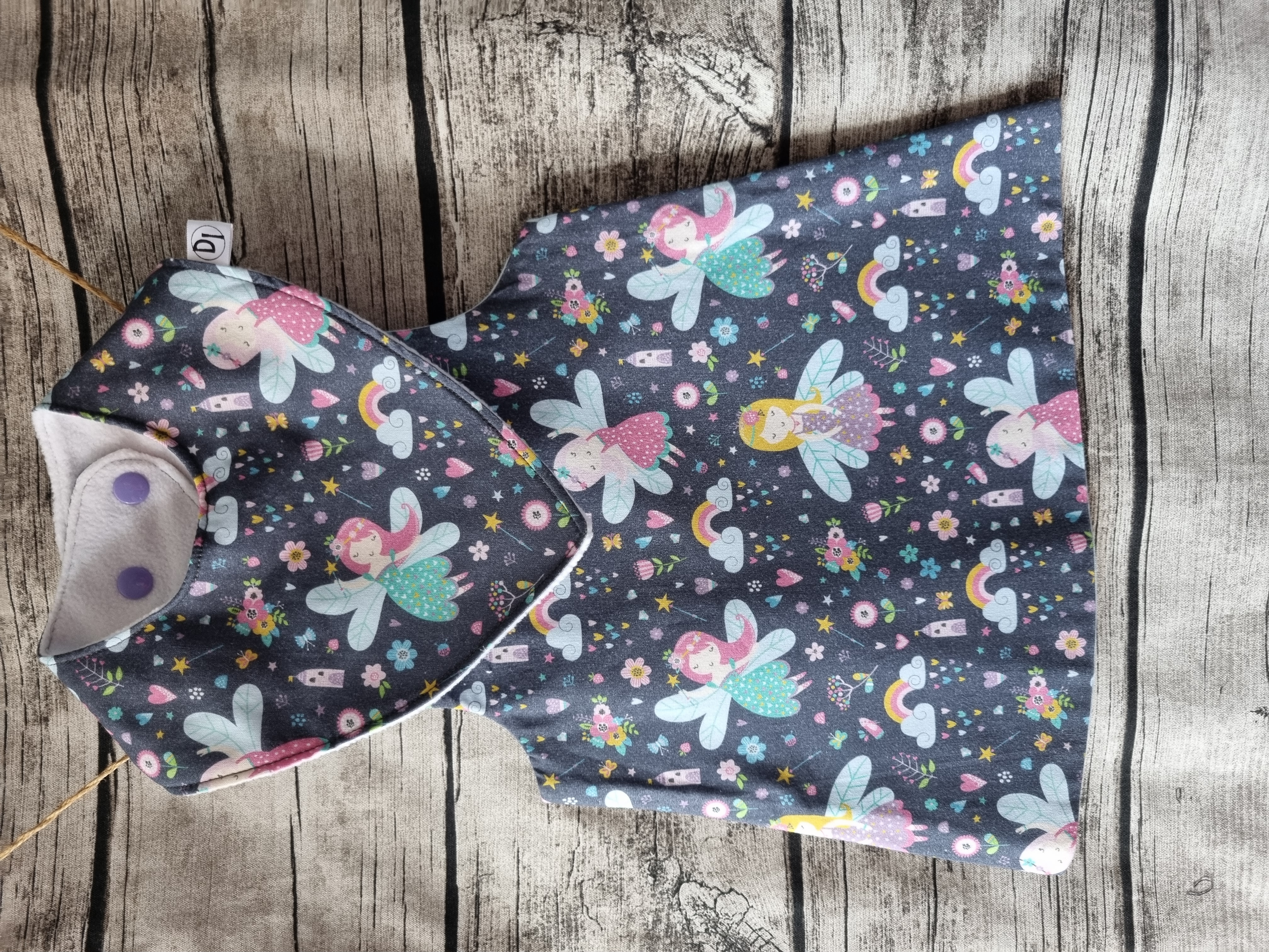 Fairy Print Baby Dress 0-3 months