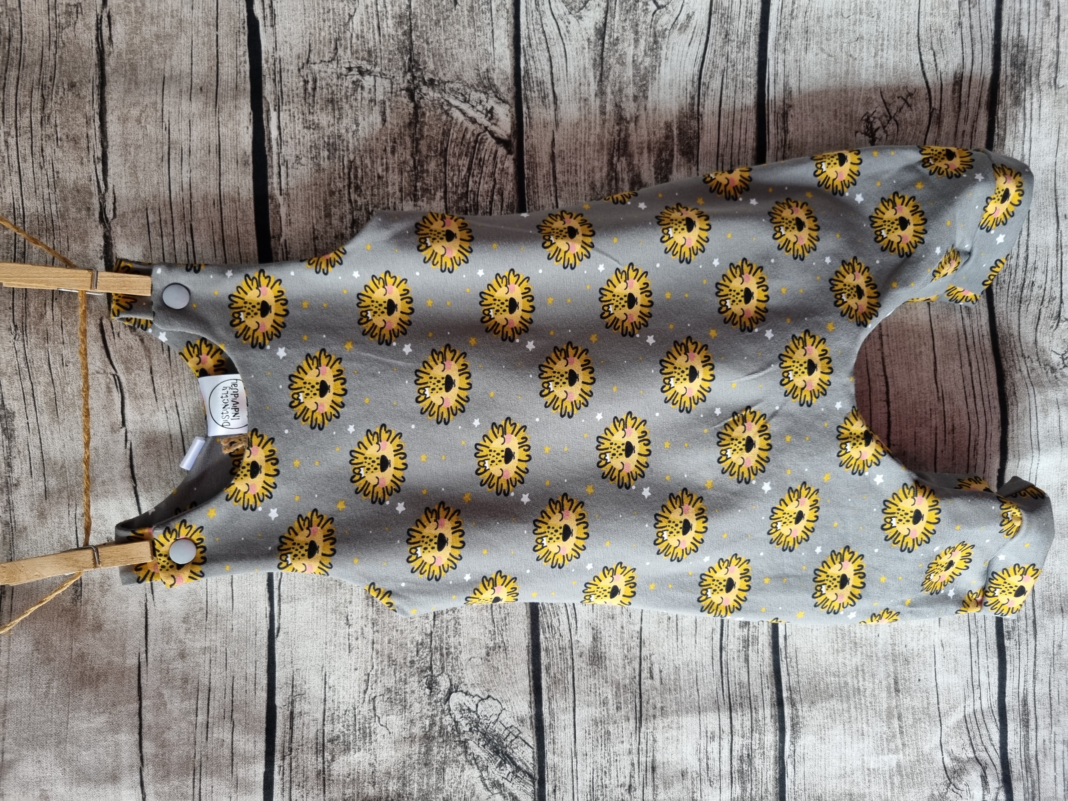 Lion Print Baby Romper