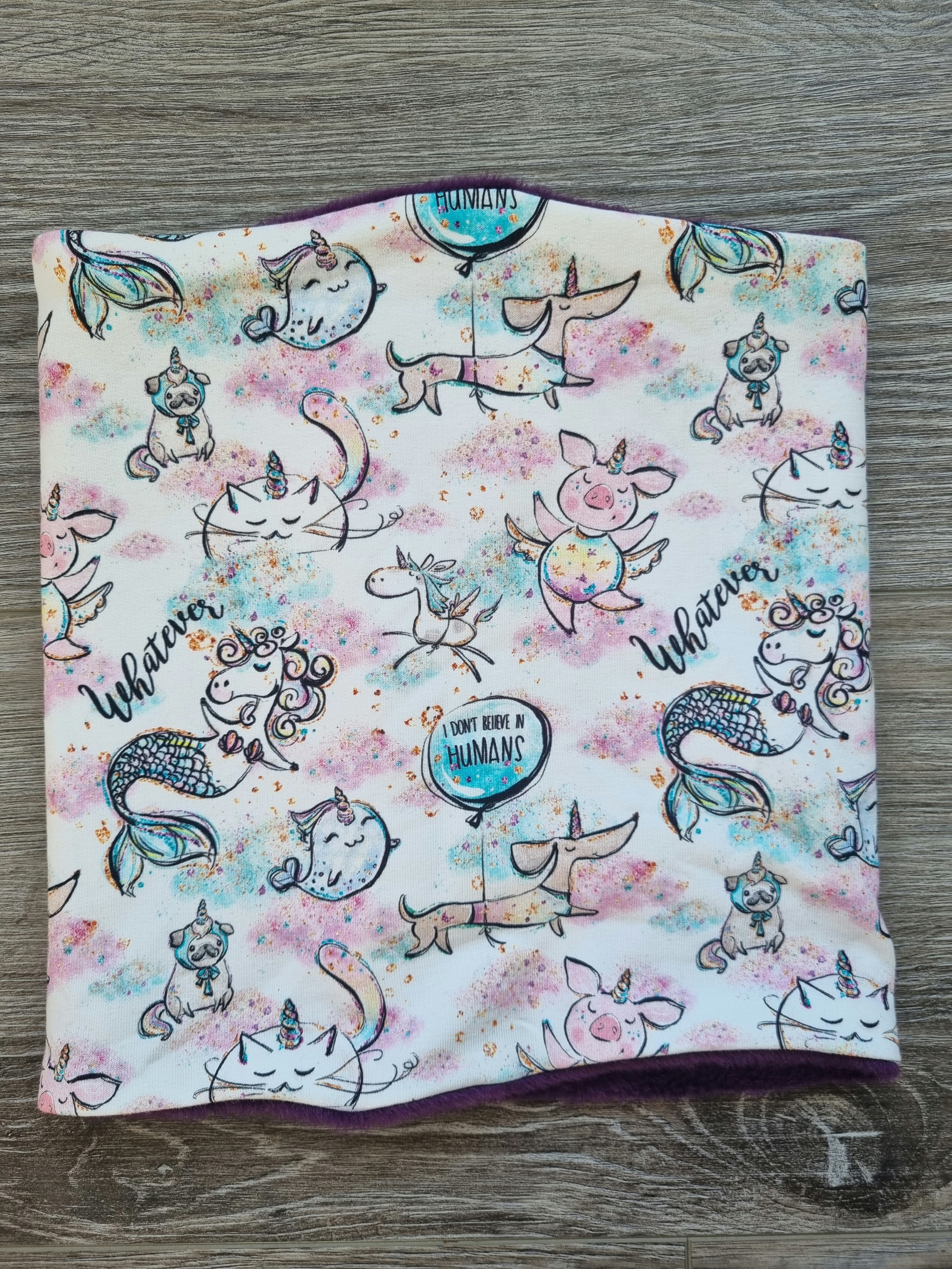 Unicorn Animal Print Neck Warmer
