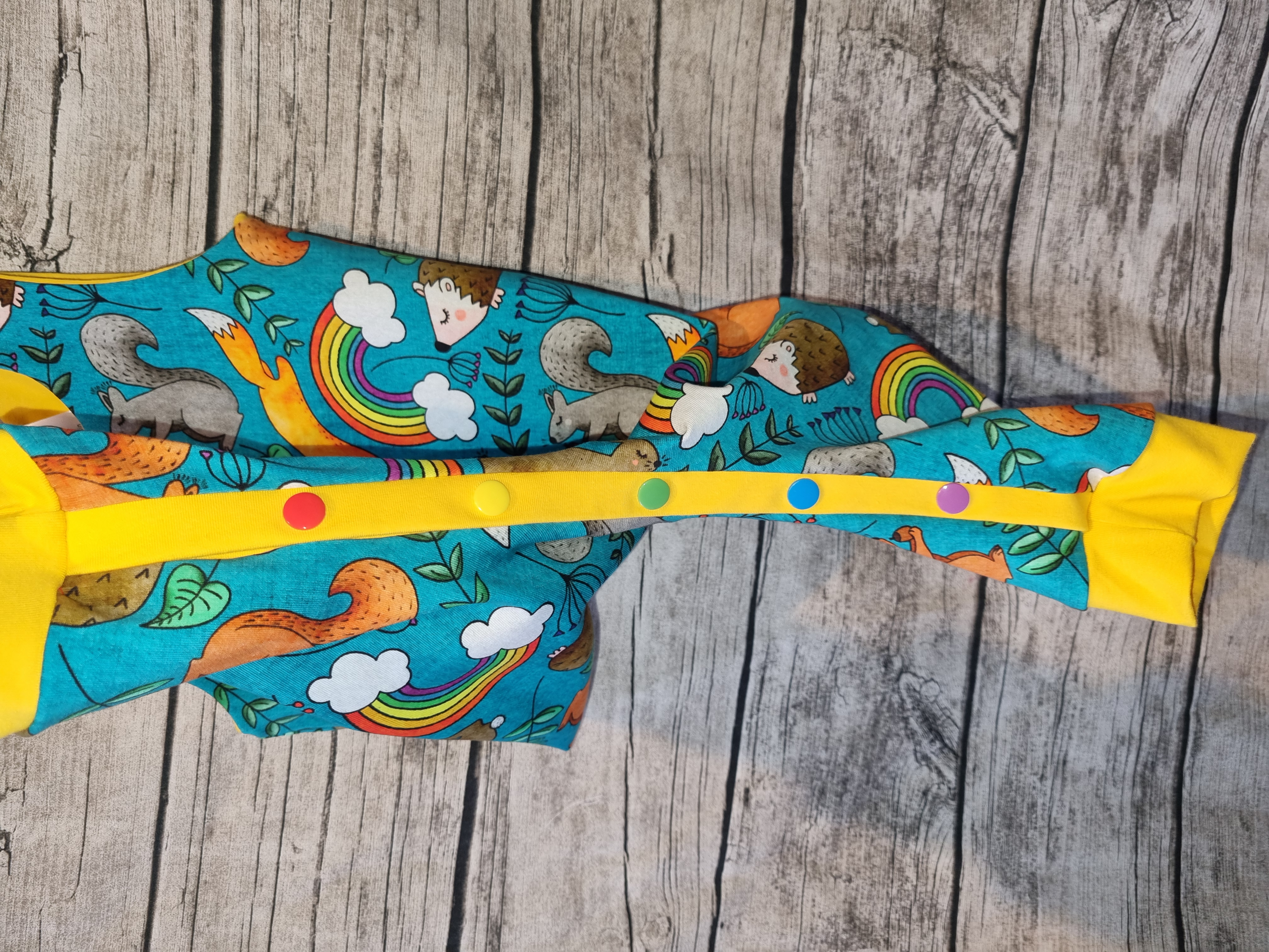 Colourful Animal Print Baby Romper