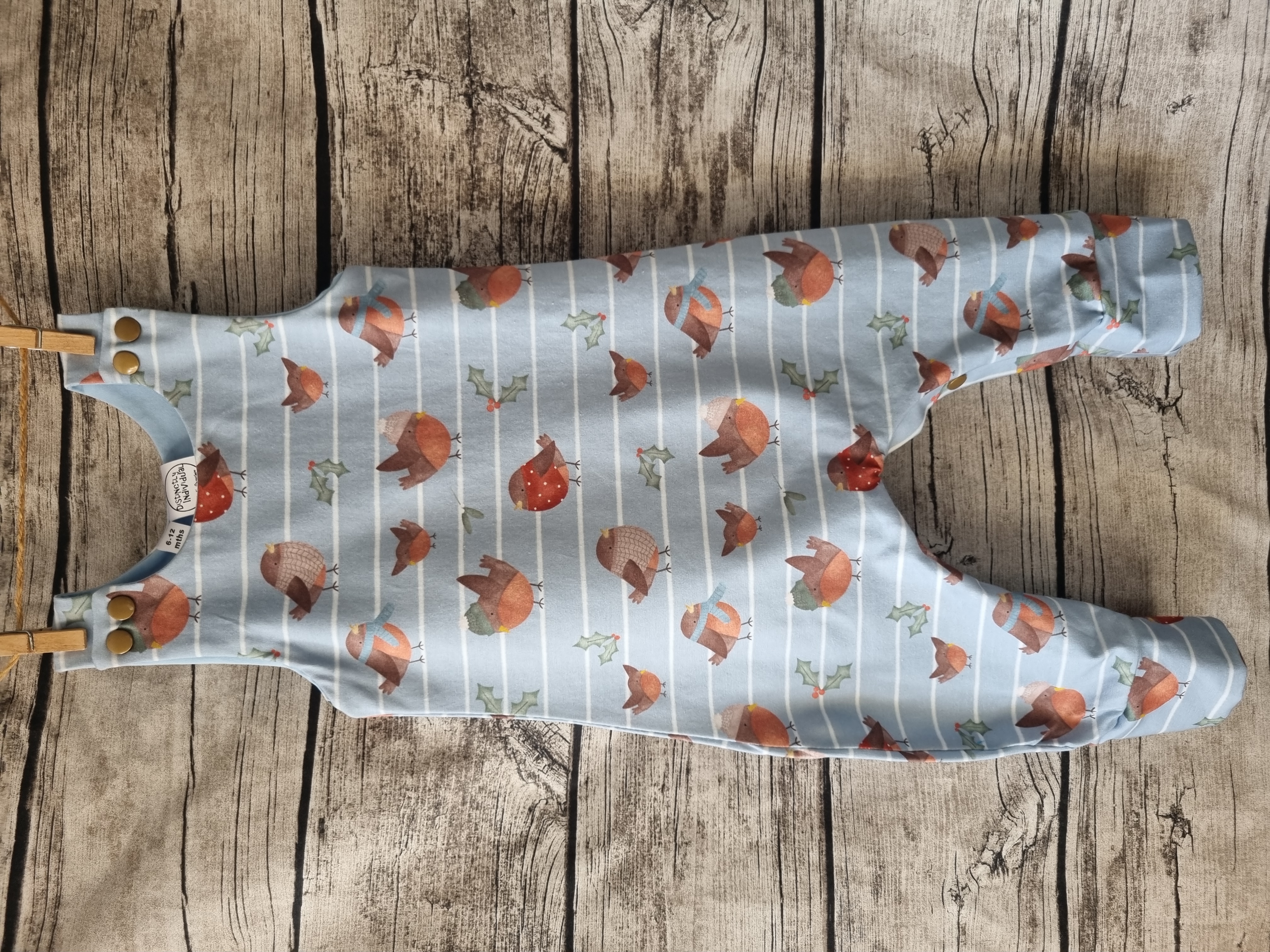 Robin print Romper
