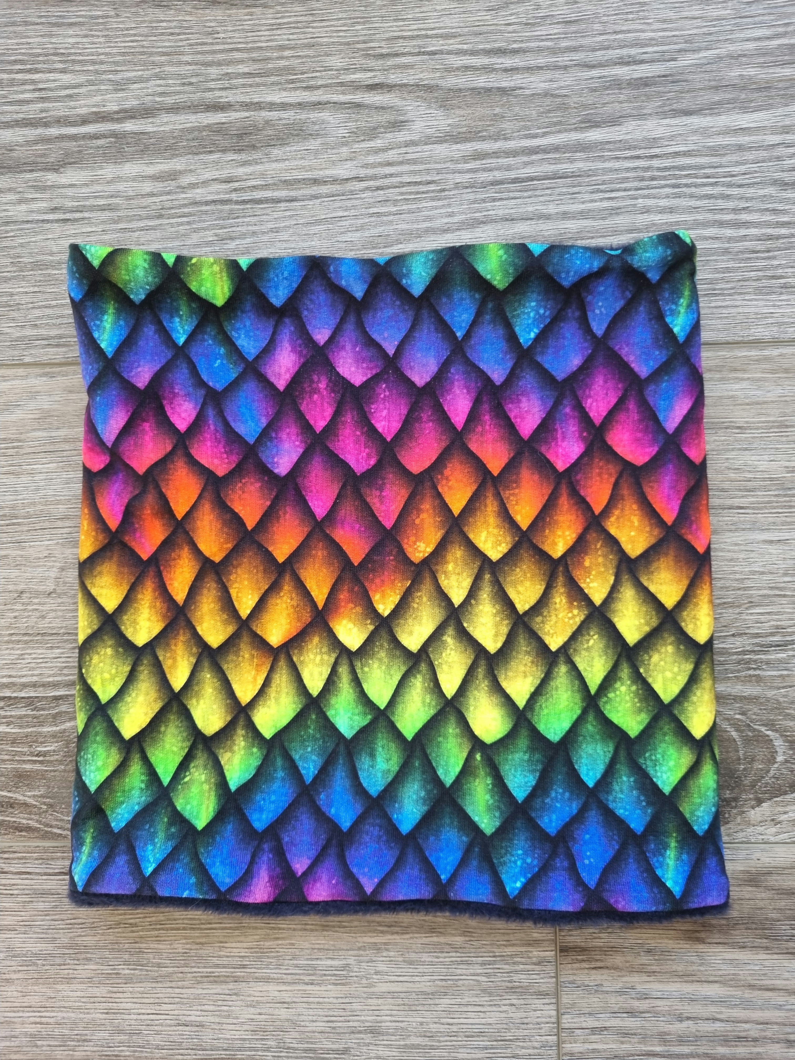 Rainbow Dragon Scale Snood