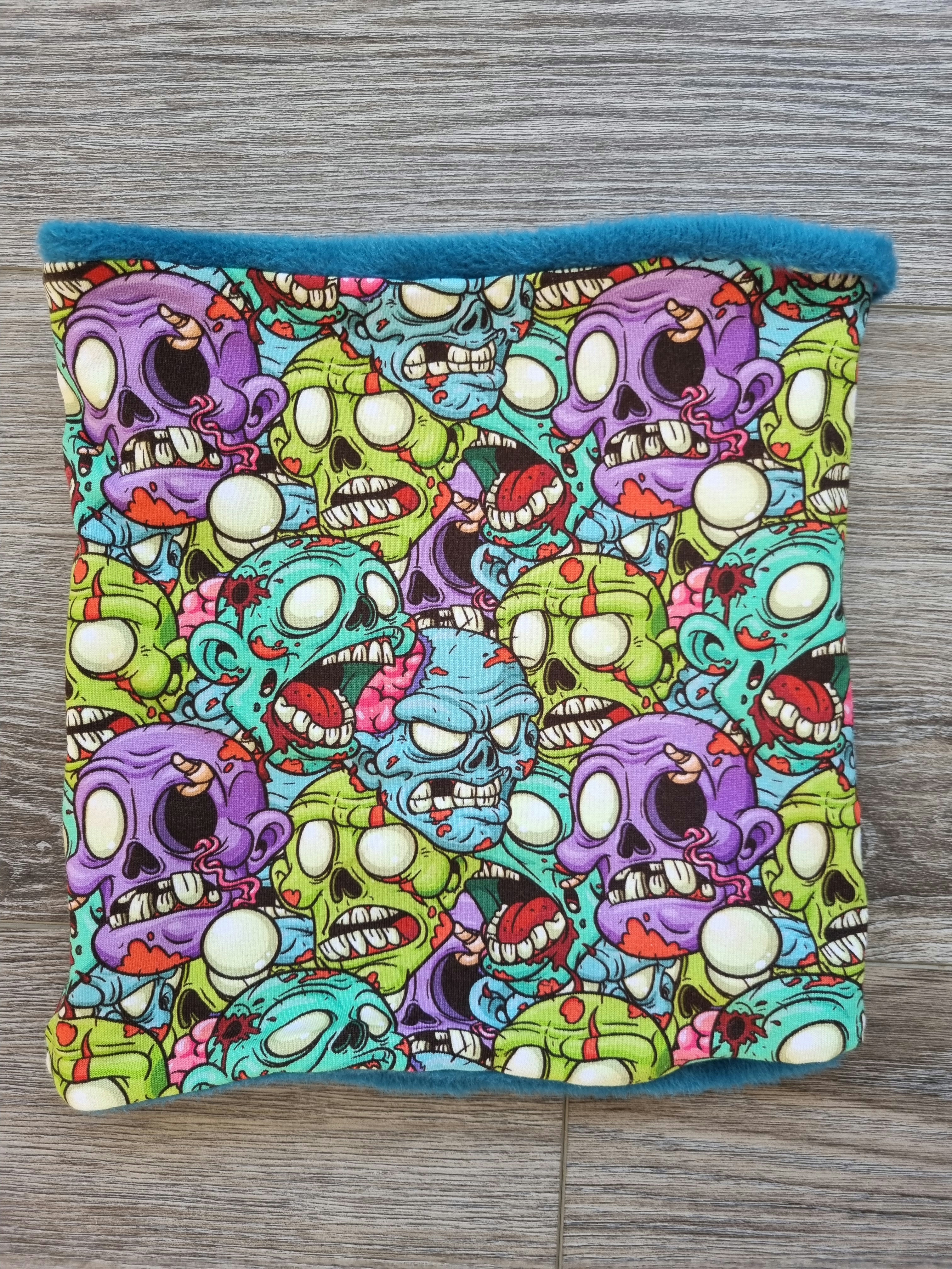 Colorful Zombie Print Neck Warmer