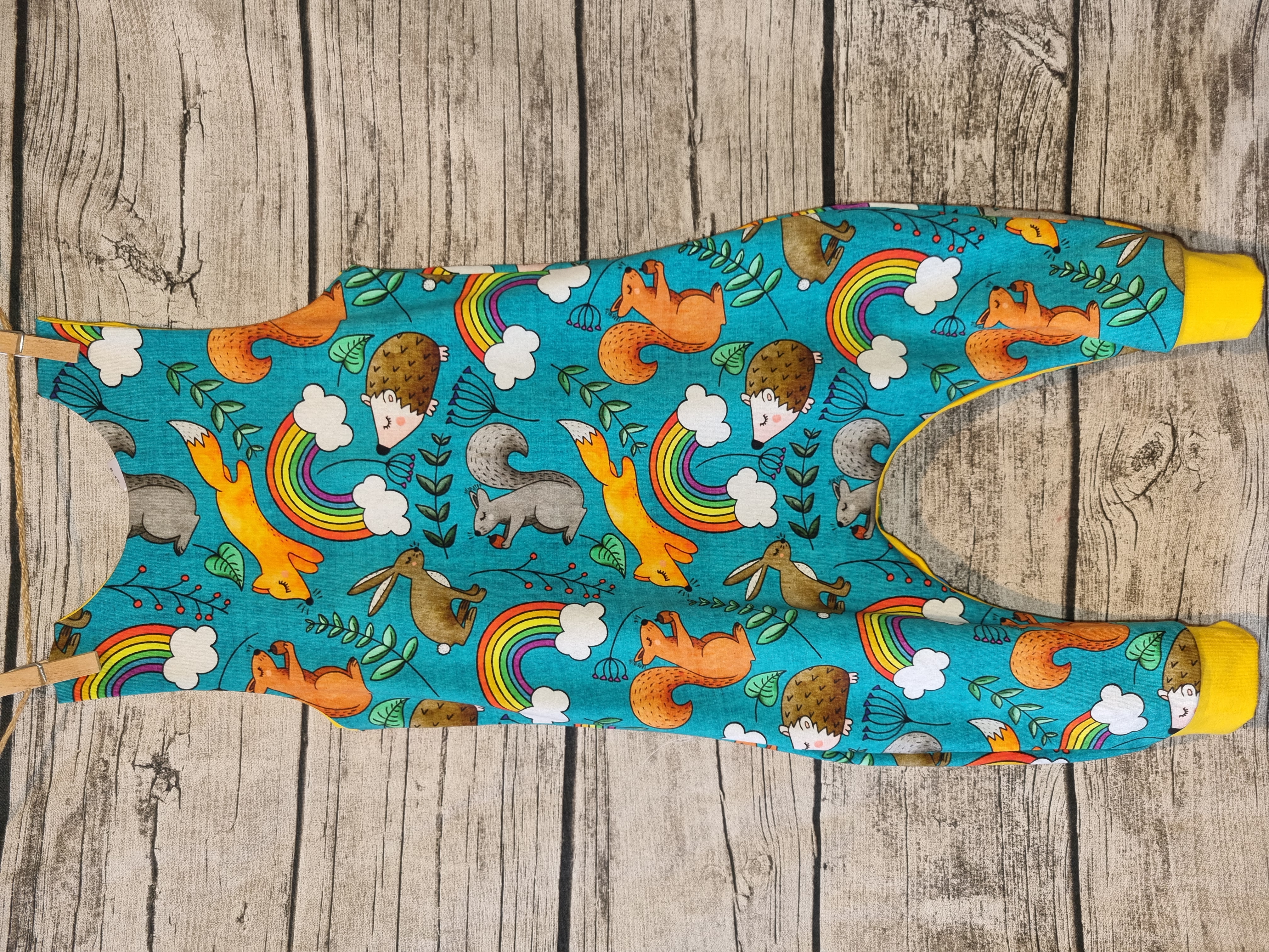 Colourful Animal Print Baby Romper