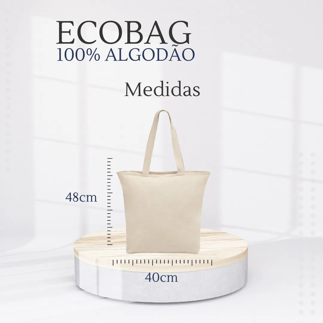 Ecobag 100% Algodão personalizada