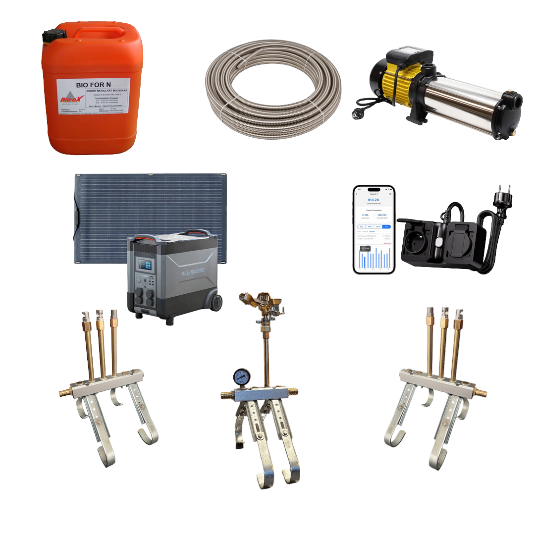 Kit complet électrique + générateur solaire connecté