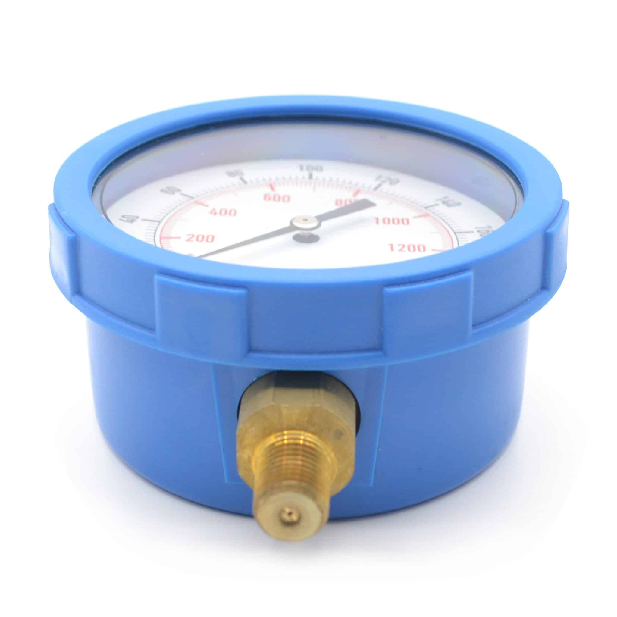 MANÓMETRO 0-200 PSI – 4″ X 1/4″NPT SIN