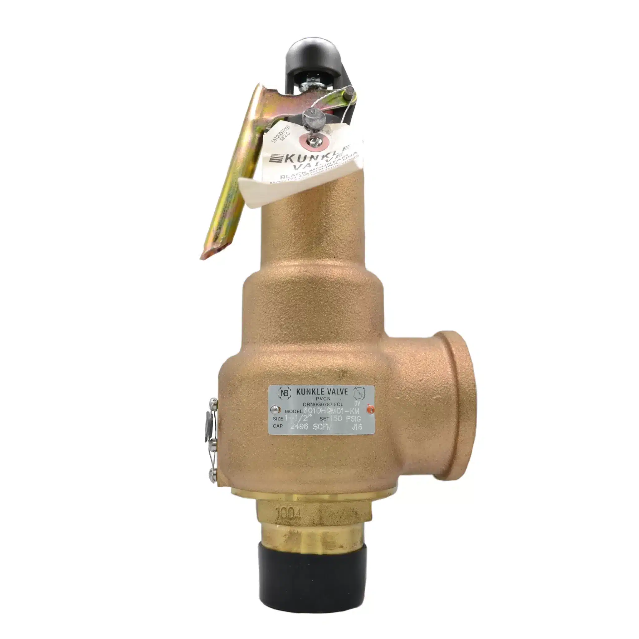 VÁLVULA SEGURIDAD KUNKLE 1 1/2″ / 150 PSI