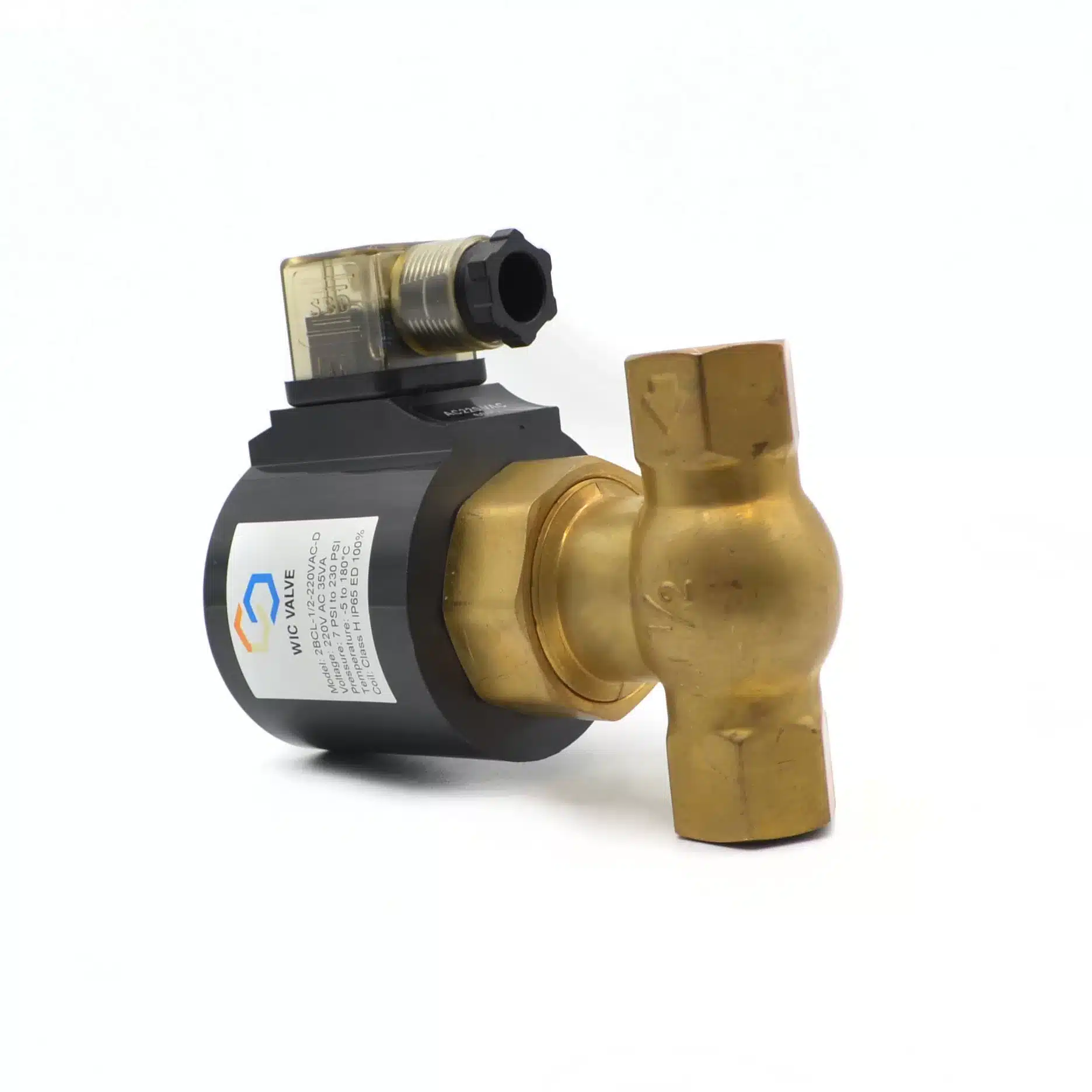 VÁLVULA SOLENOIDE WIC 1/2″NPT 2BCL 220VAC -D 150 PSI VAPOR N.C.