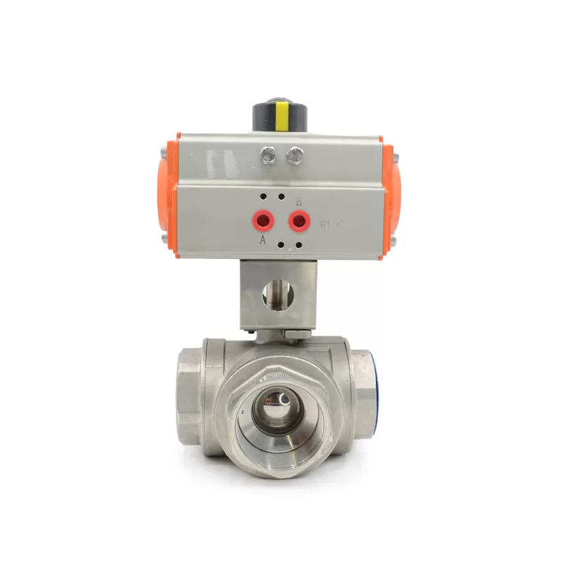 VÁLVULA ESFÉRICA NEUMÁTICA SANITARIA