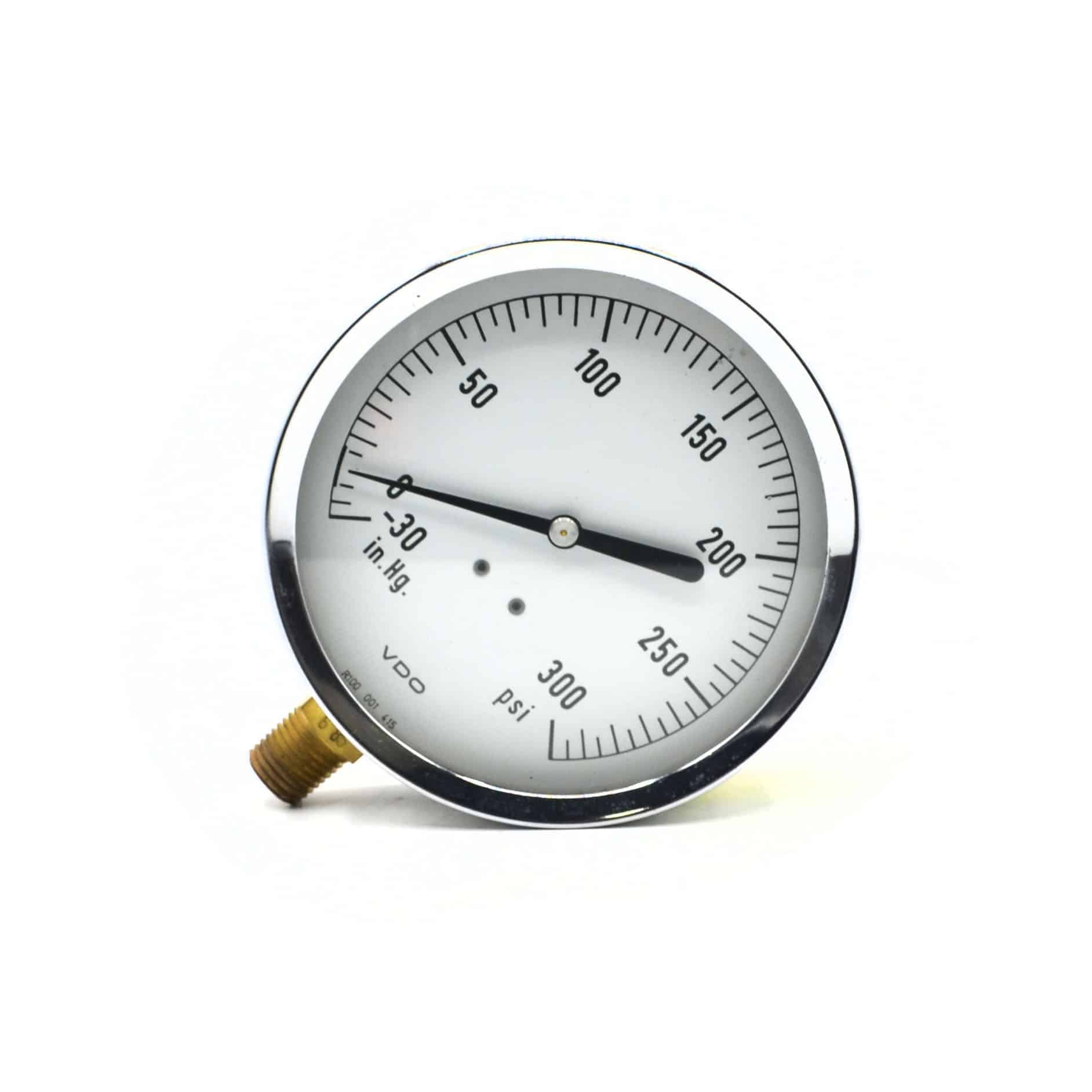 MANÓMETRO 0-300 PSI DE 4″ X 1/4″NPT VDO 30-HG-C