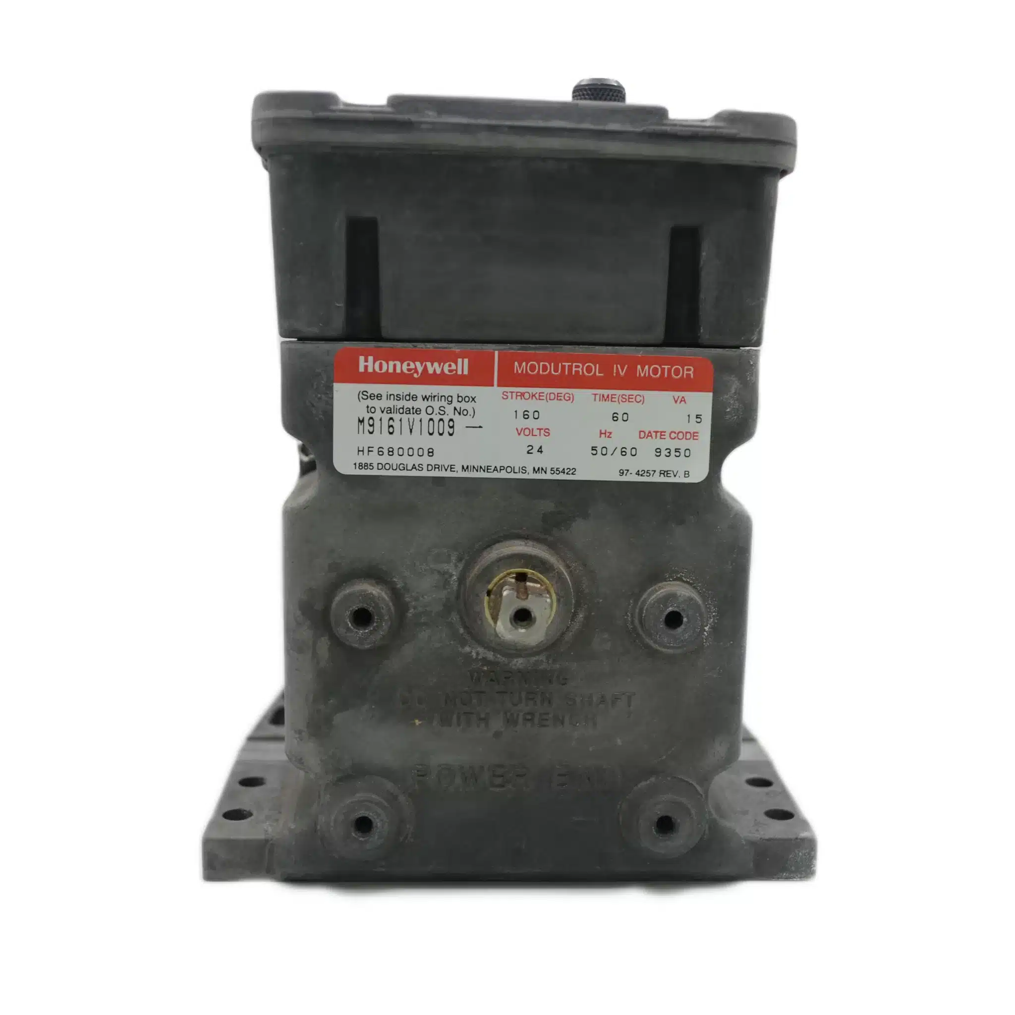 MODUTROL HONEYWELL MOD: M9161V1009 50/60 HZ 24 VAC 60 SEC (16A-4)