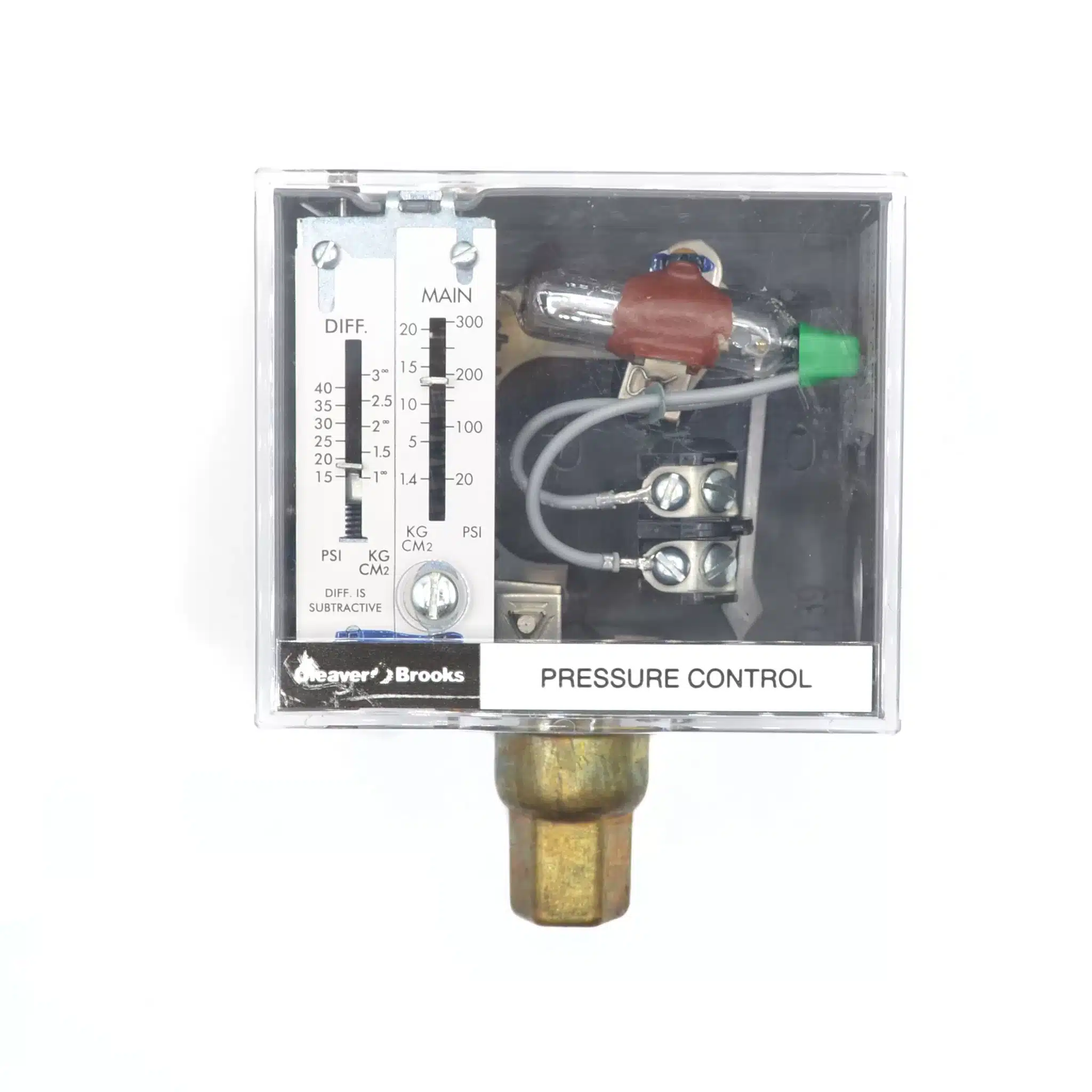 PRESOSTATO CLEAVER BROOKS L404A1628 20-300 PSI 817-00111 TRABAJO