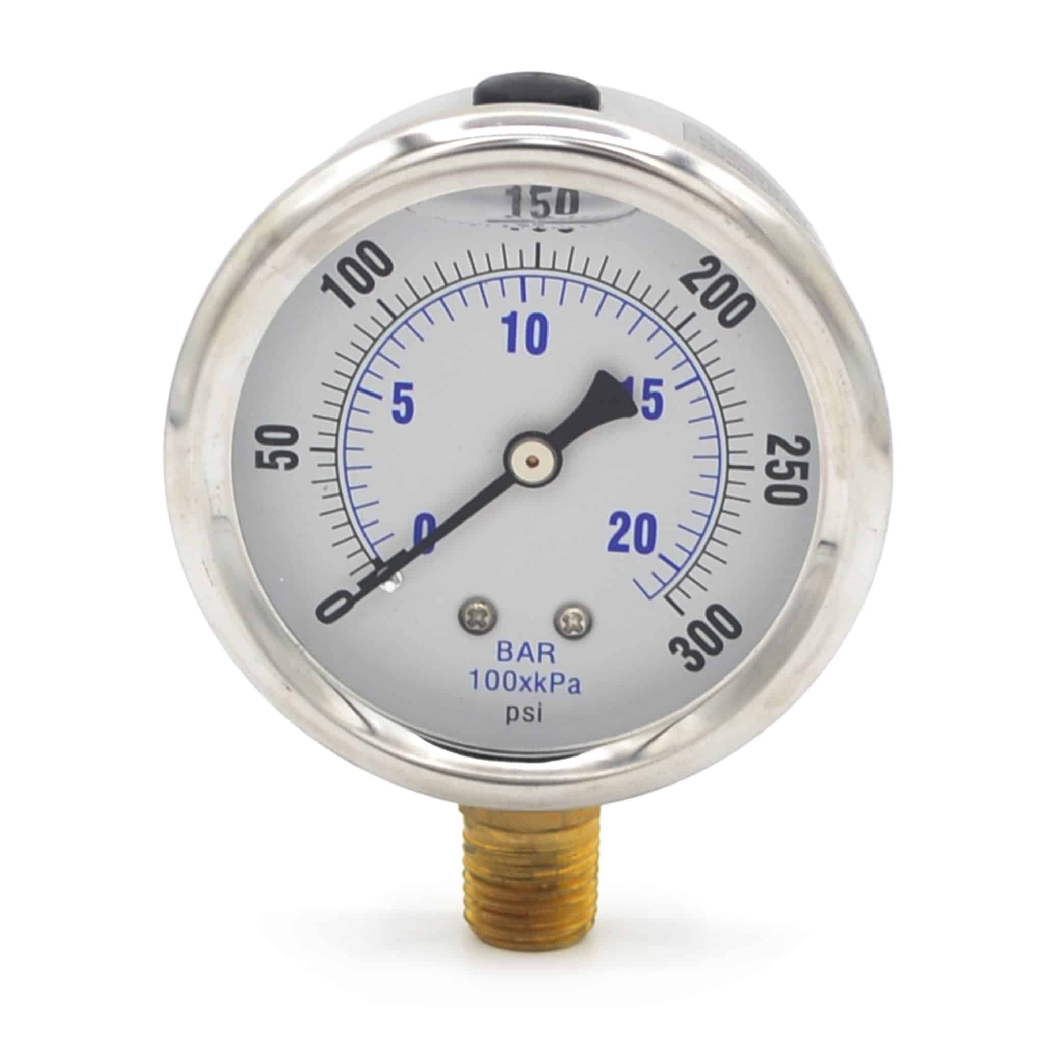 MANÓMETRO 0-300 PSI DE 2 1/2″ X 1/4″NPT-