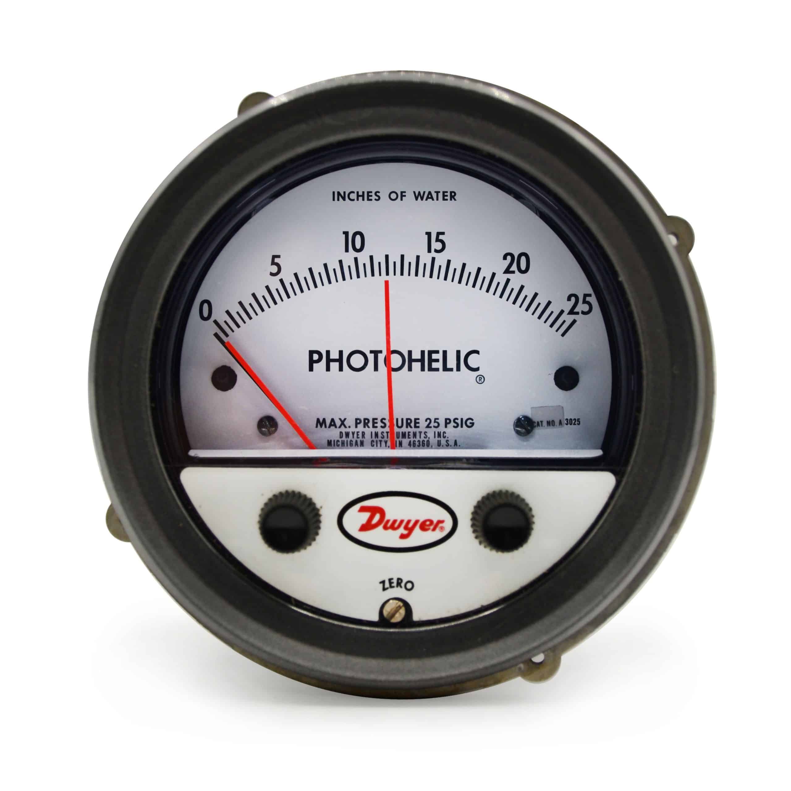 MANÓMETRO 0-25″ PRESIÓN – SWITCH/GAGE