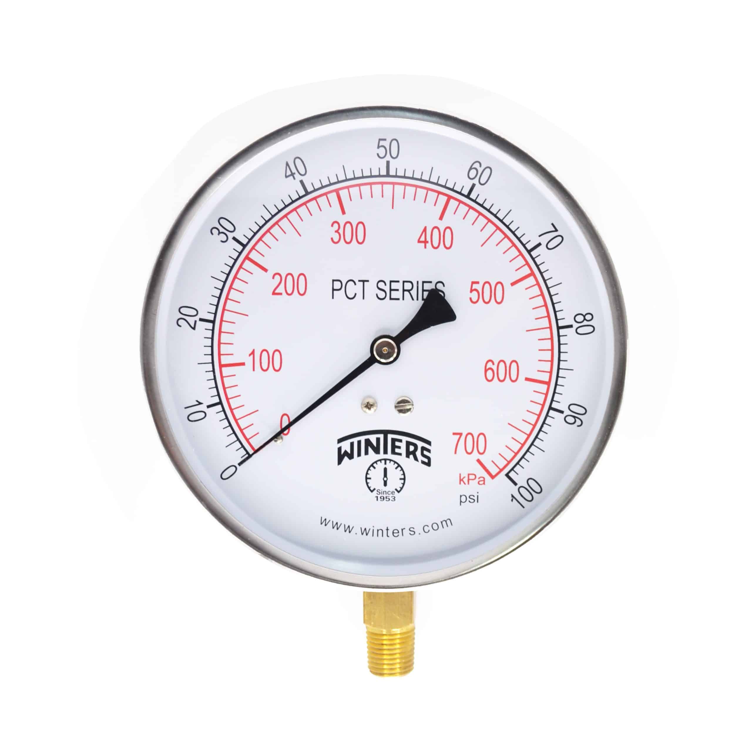 MANÓMETRO 0-100 PSI DE 4 1/2″ X 1/4″NPT