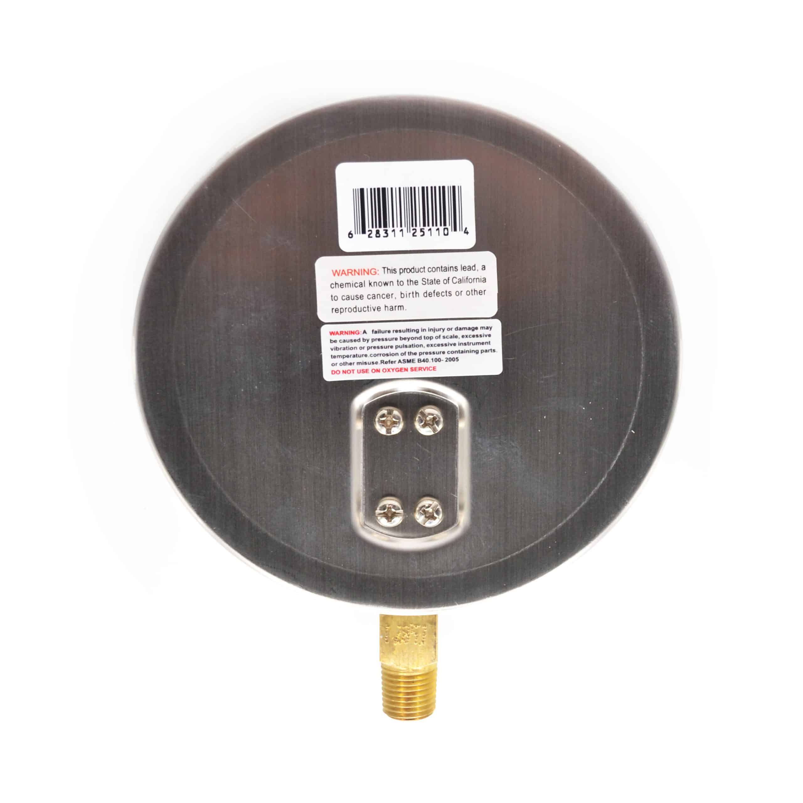 MANÓMETRO 0-100 PSI DE 4 1/2″ X 1/4″NPT