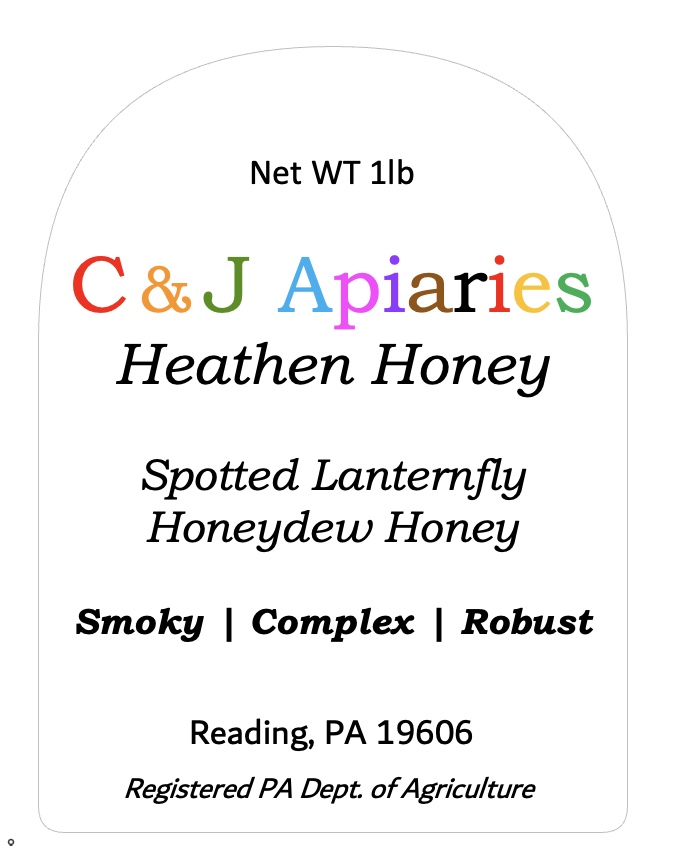 Spotted Lanterfly Honeydew Honey