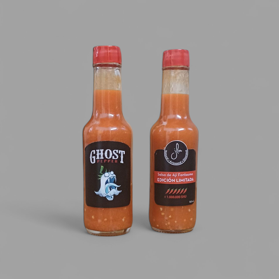 Salsa de chile fantasma 90 ml. y 165 ml.