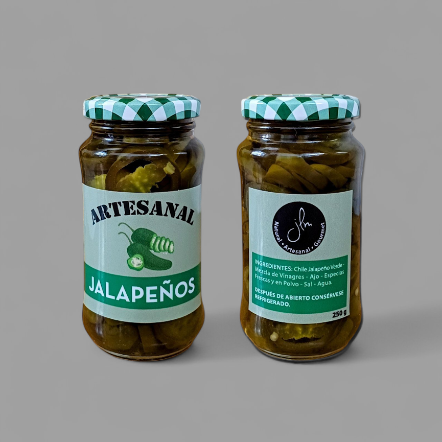 Jalapeños verdes 250 g.